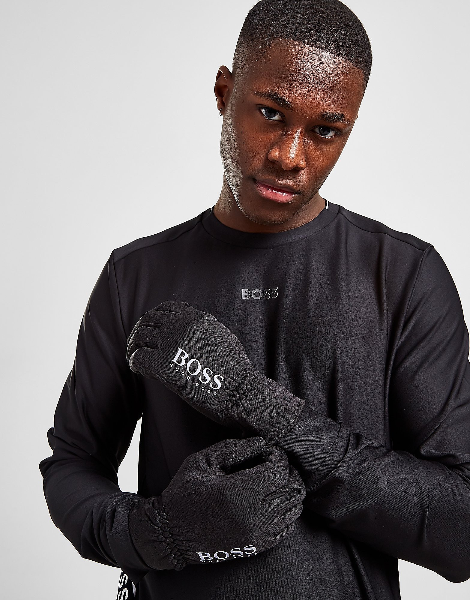 

BOSS Gloves - Black/Black - Womens, Black/Black