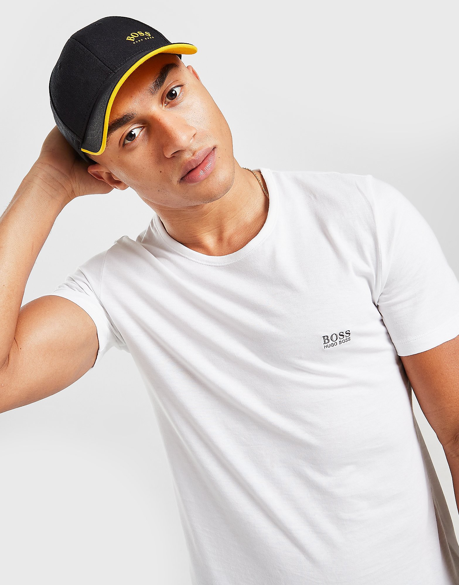 

BOSS Logo Cap - Black - Mens, Black