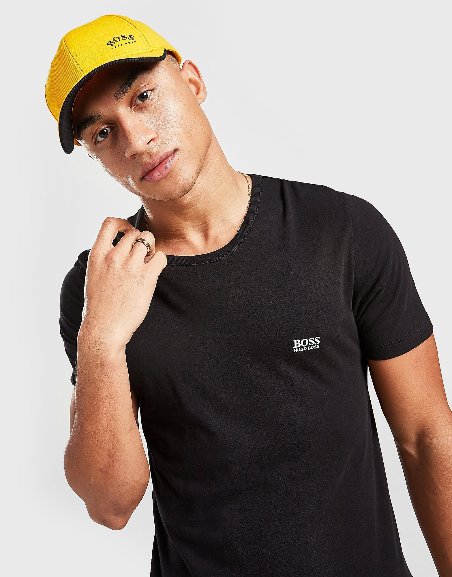 

BOSS Logo Cap - Yellow - Womens, Yellow