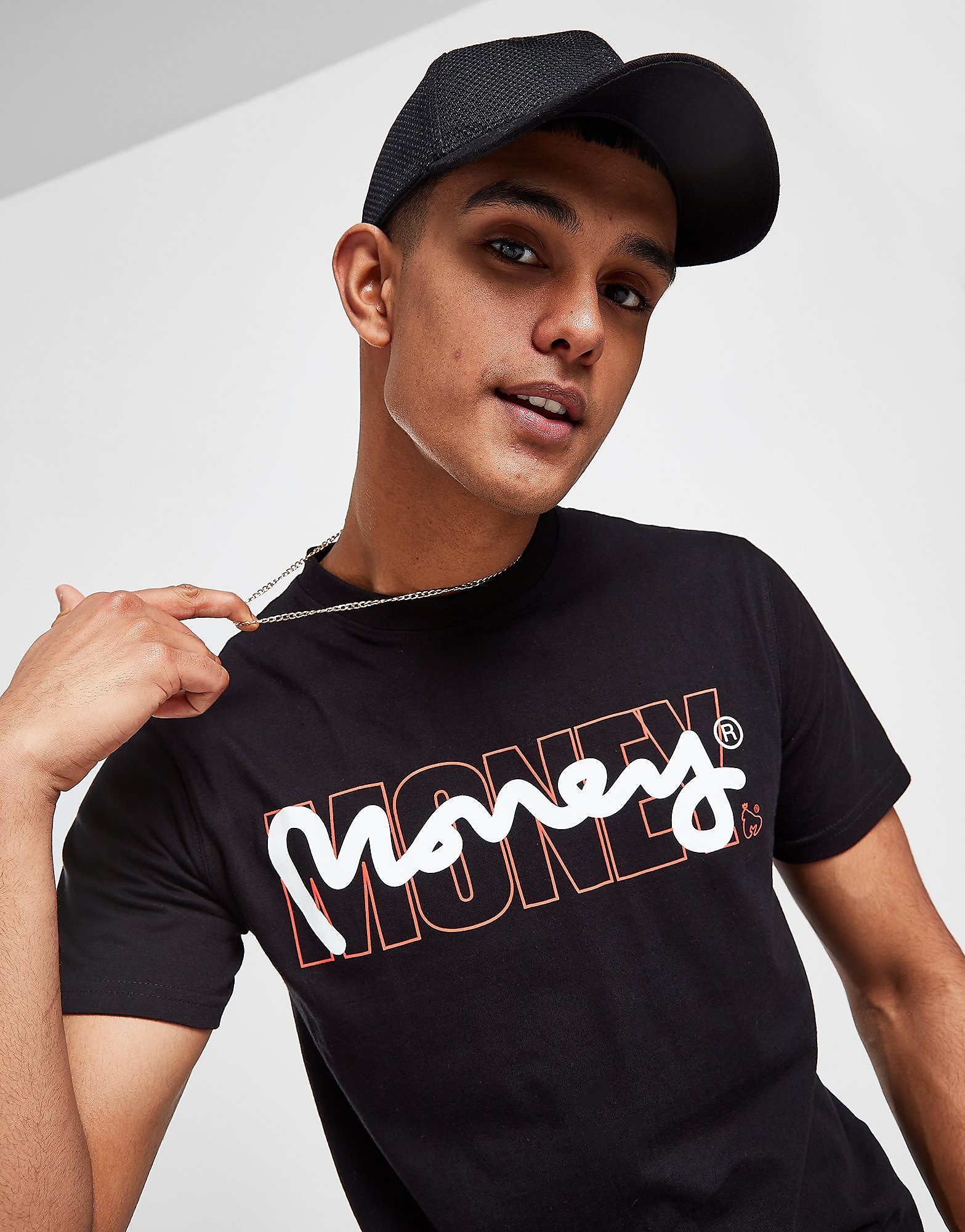 

Money Clothing Sig Block T-Shirt - Only at JD - Black - Mens, Black