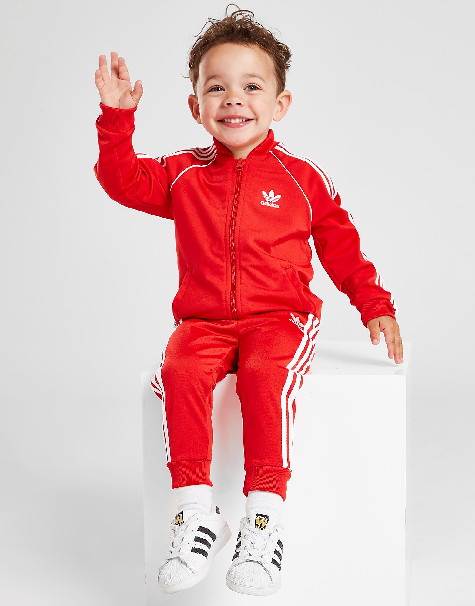 Adidas Originals Fato de Treino SS  para Bebé - Vermelho - Kids, Vermelho