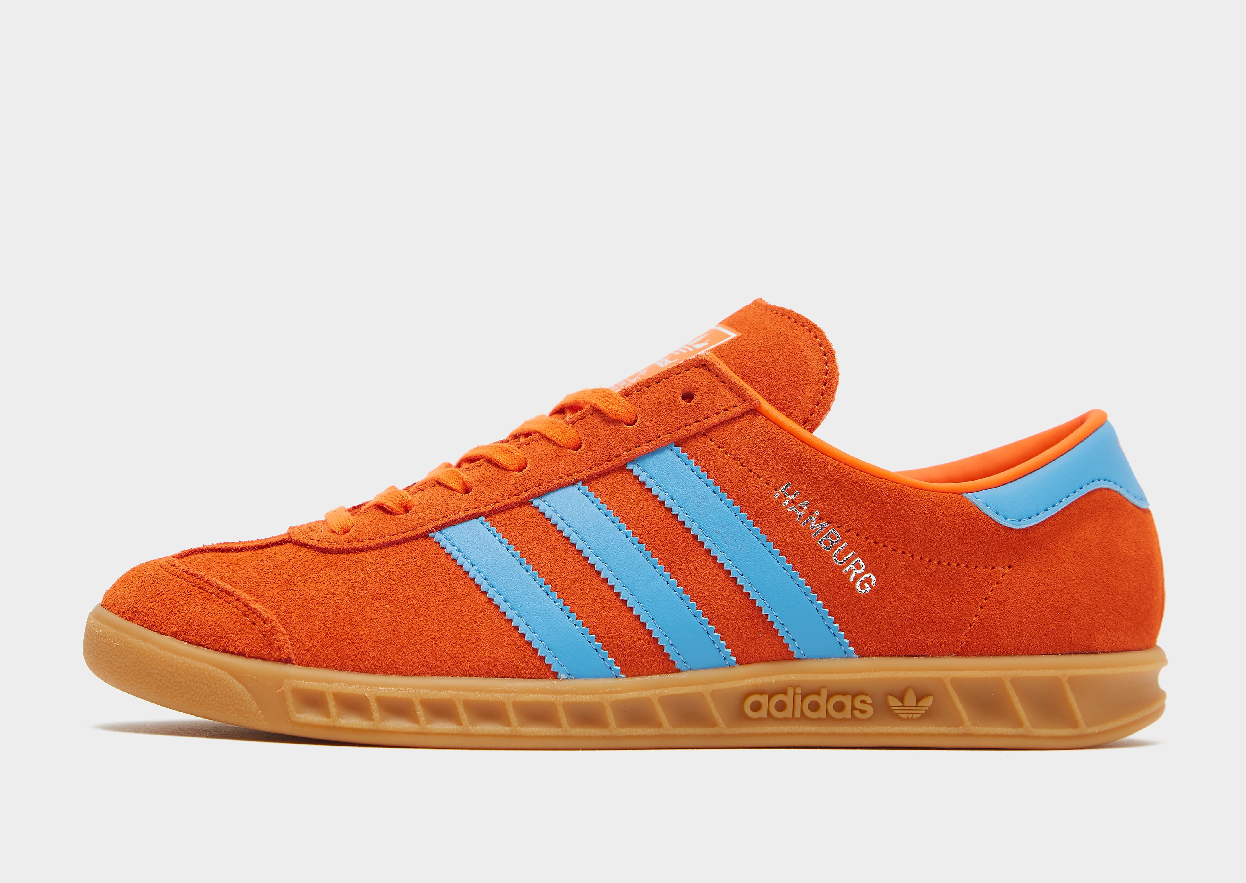 

adidas Originals Hamburg - Orange/Blue - Mens, Orange/Blue