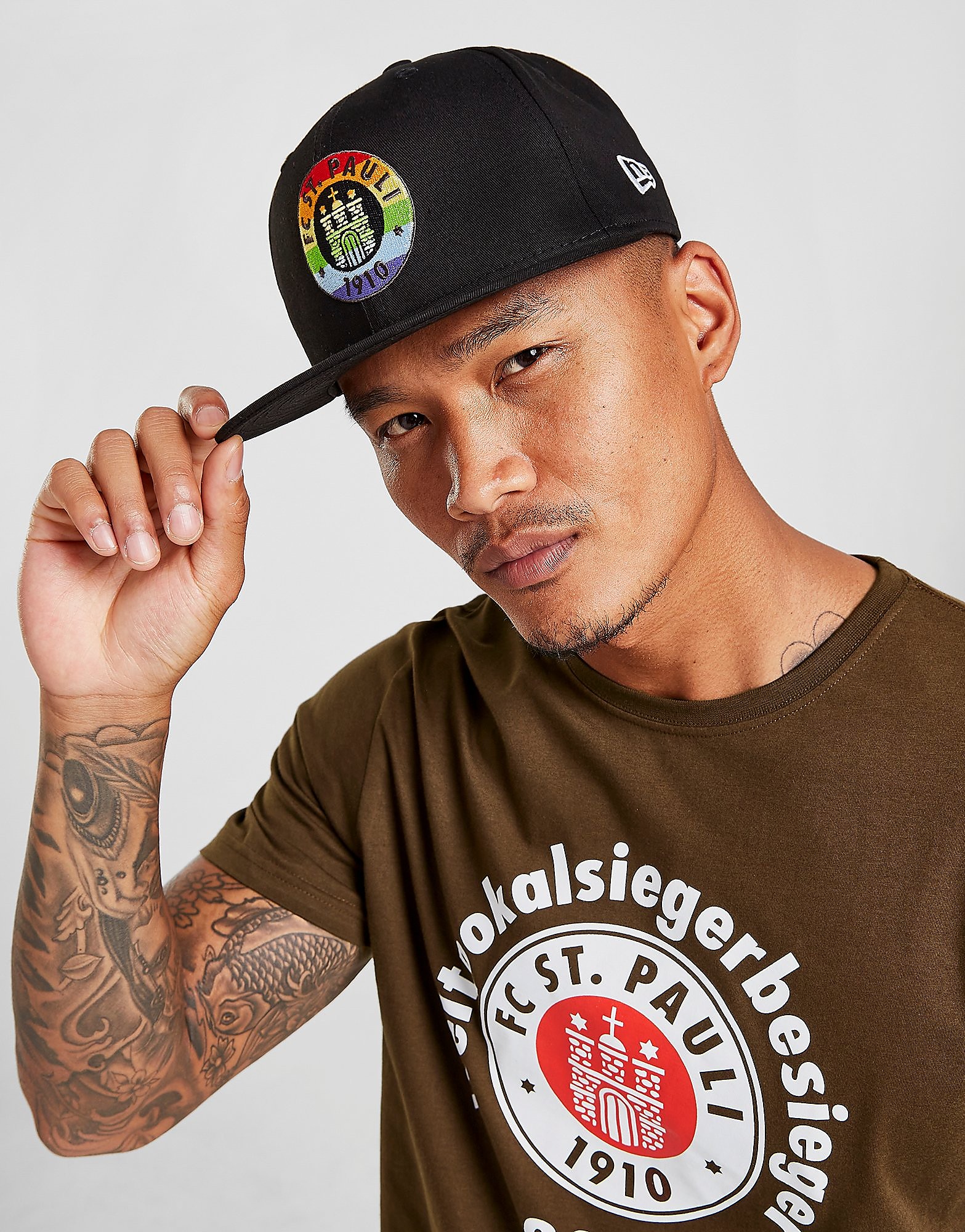 

New Era x St.Pauli 9FIFTY Cap - Black - Mens, Black