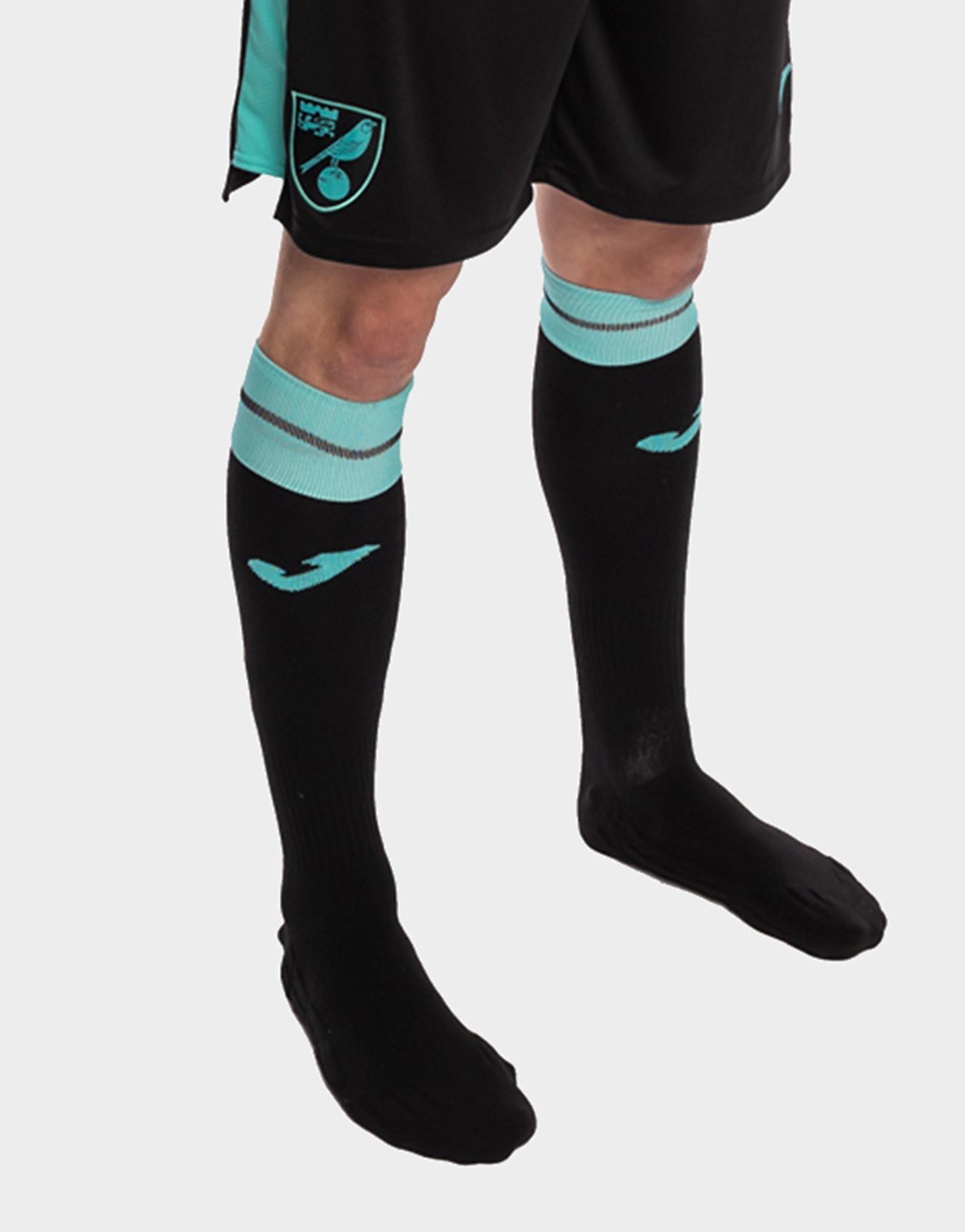 

Joma Norwich City FC 2021/22 Away Socks - Black - Mens, Black