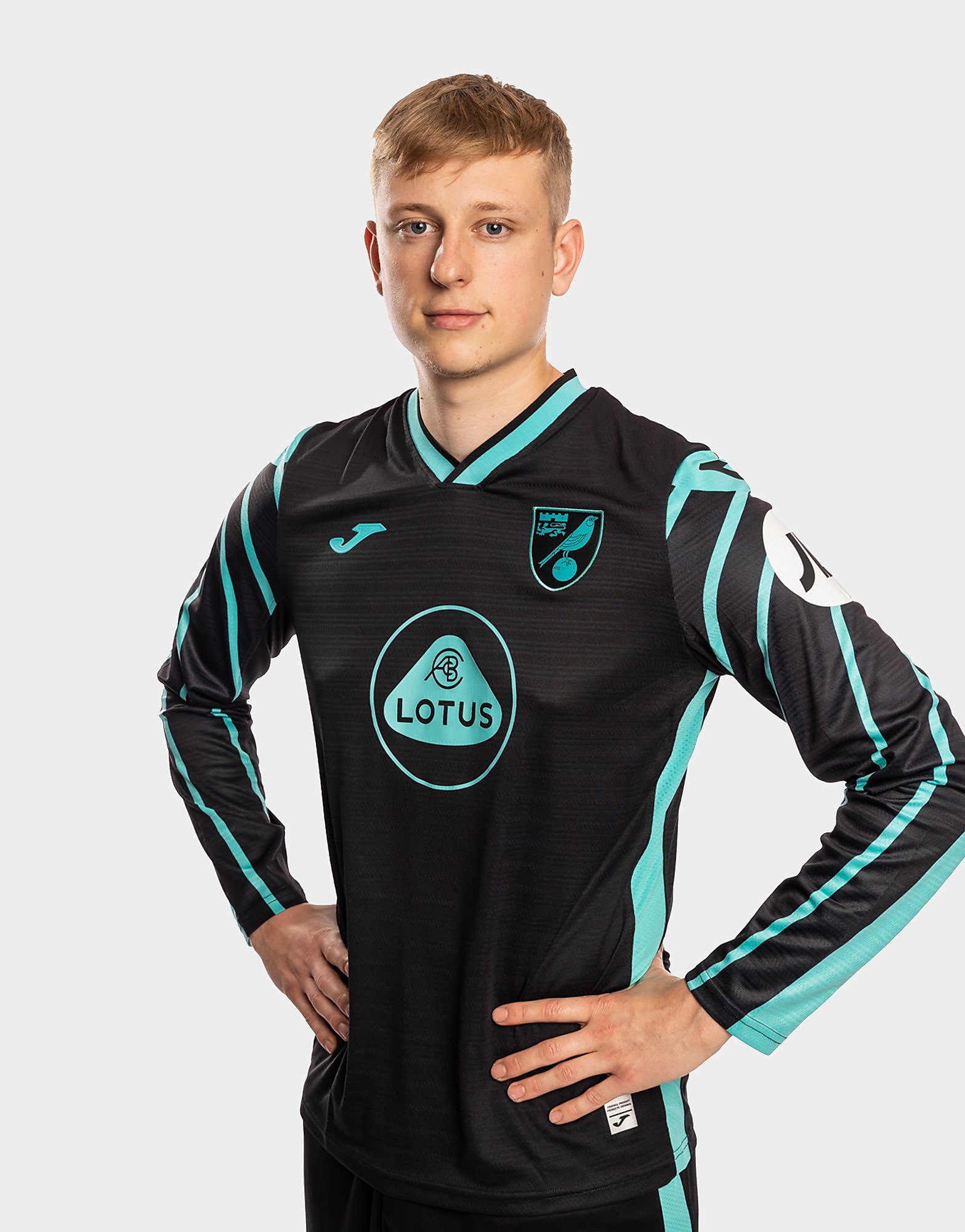 

Joma Norwich City FC Away Long Sleeve Shirt - Black - Mens, Black