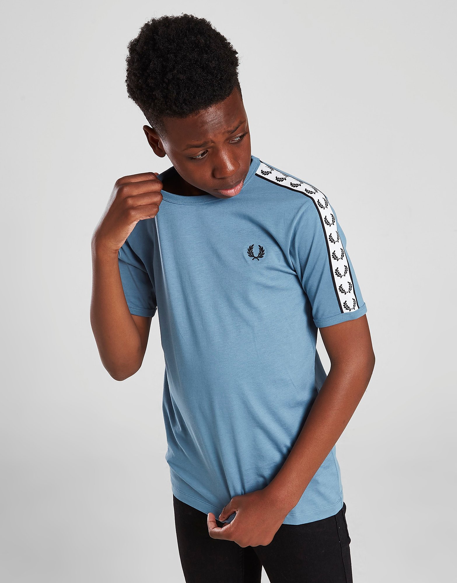 

Fred Perry Tape Ringer T-Shirt Junior - Blue - Kids, Blue