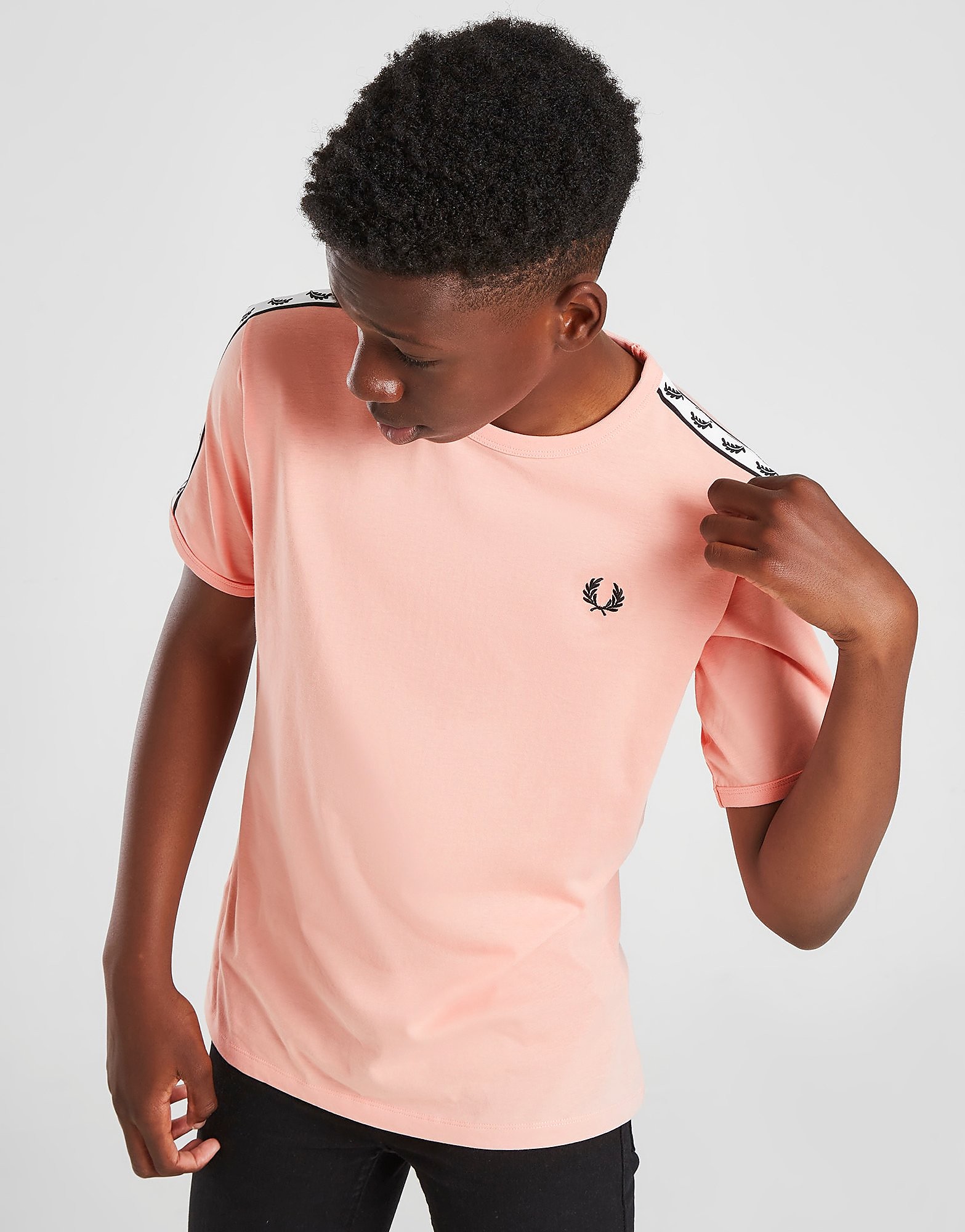 

Fred Perry Tape Ringer T-Shirt Junior - Pink - Kids, Pink