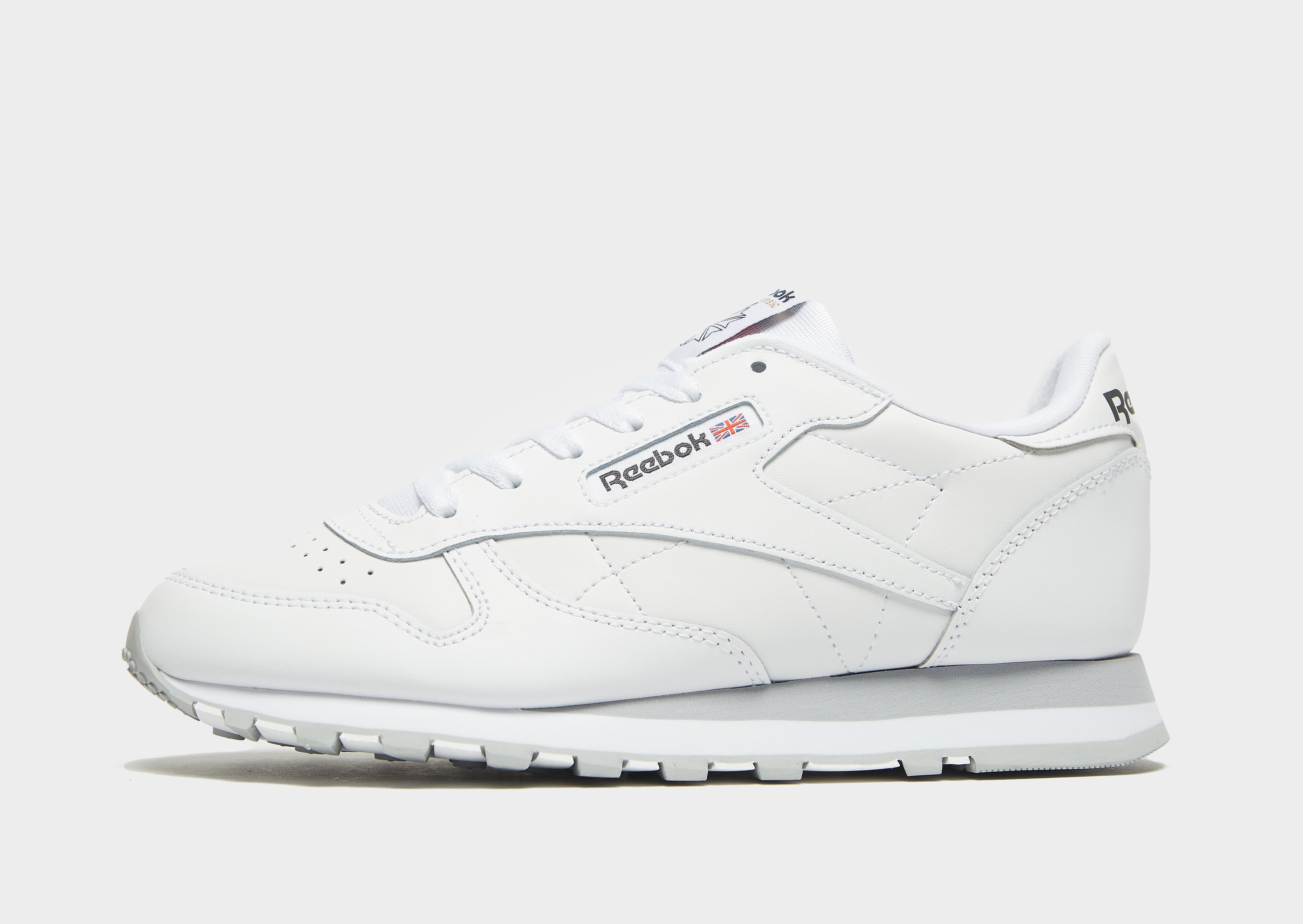 

Reebok Classic Leather Junior - Cloud White / Pure Grey 3 / Pure Grey 7 - Kids, Cloud White / Pure Grey 3 / Pure Grey 7