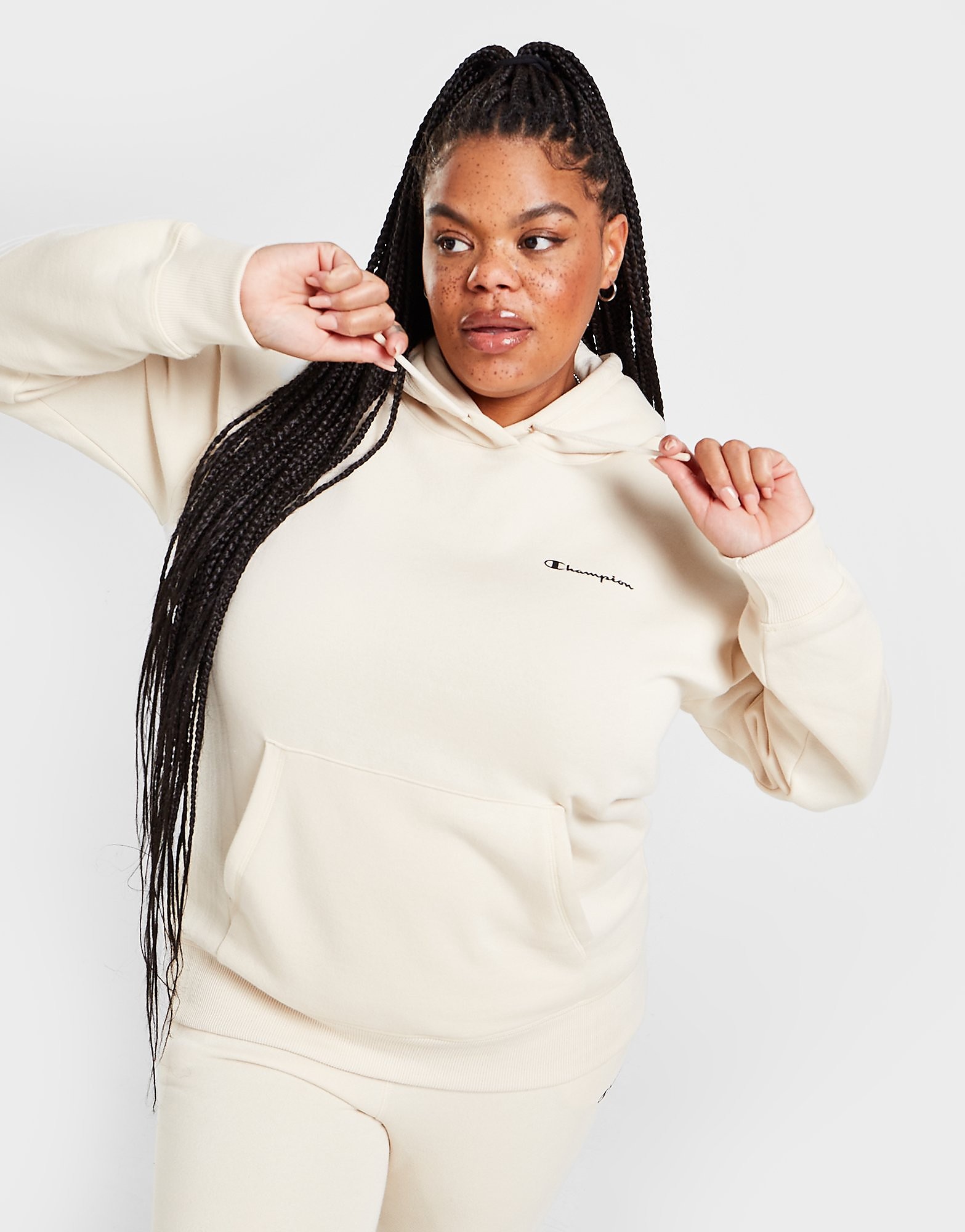 

Champion Small Logo Plus Size Hoodie - Brown - Womens, Brown