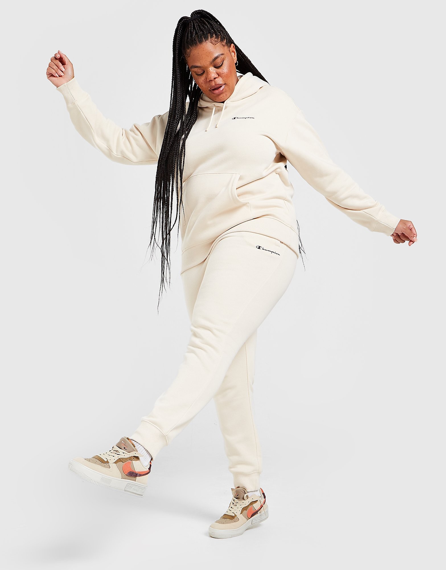 

Champion Small Logo Plus Size Joggers - Brown - Womens, Brown
