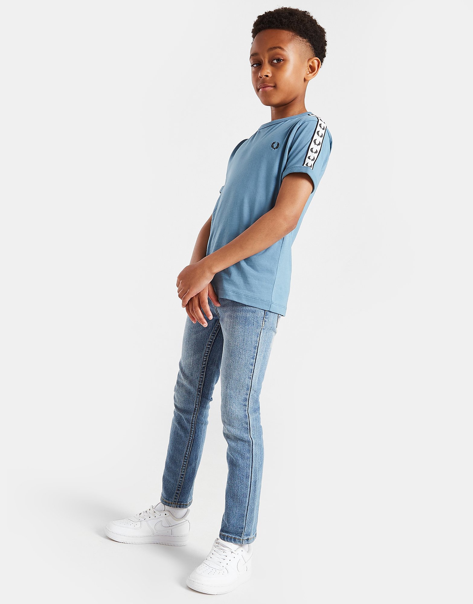 

Fred Perry Tape T-Shirt Children - Blue - Kids, Blue