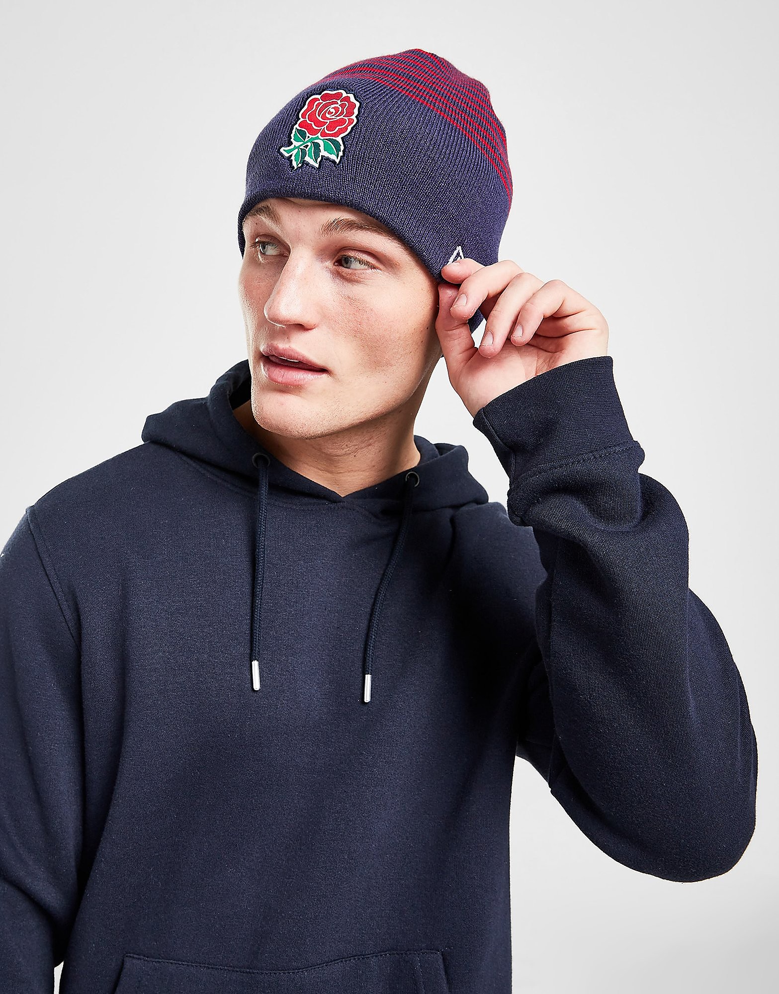 

New Era England RFU Beanie - Blue - Womens, Blue