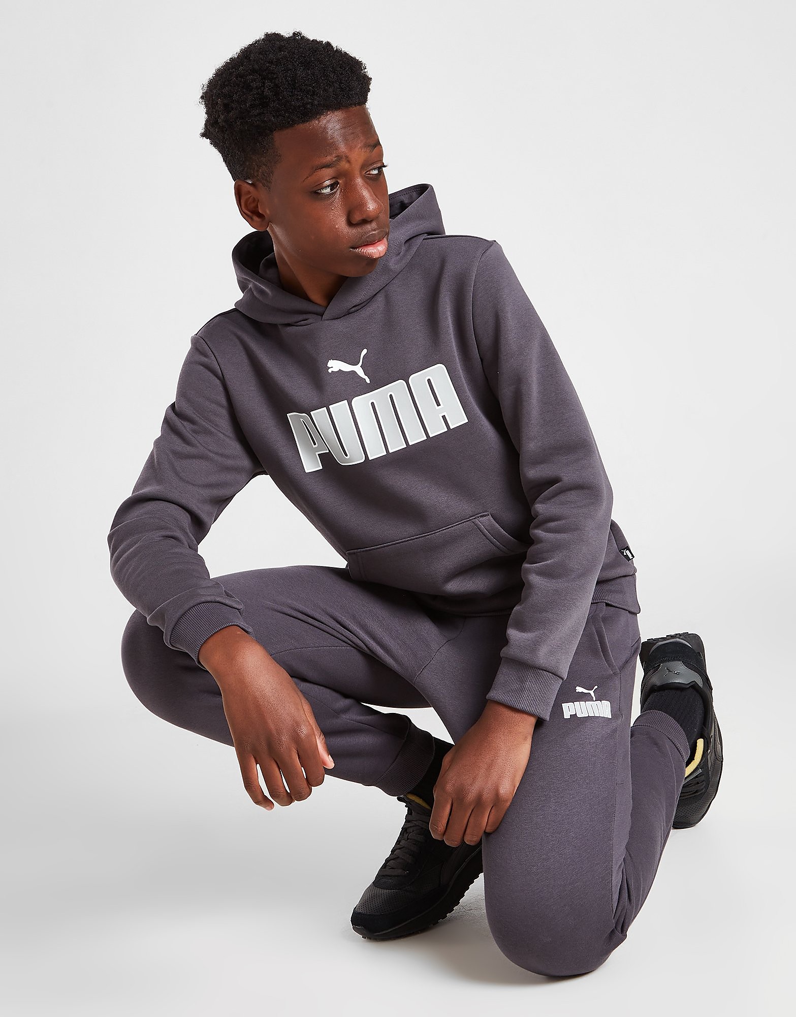 

Puma Core Logo Fleece Hoodie Junior - Grey - Kids, Grey