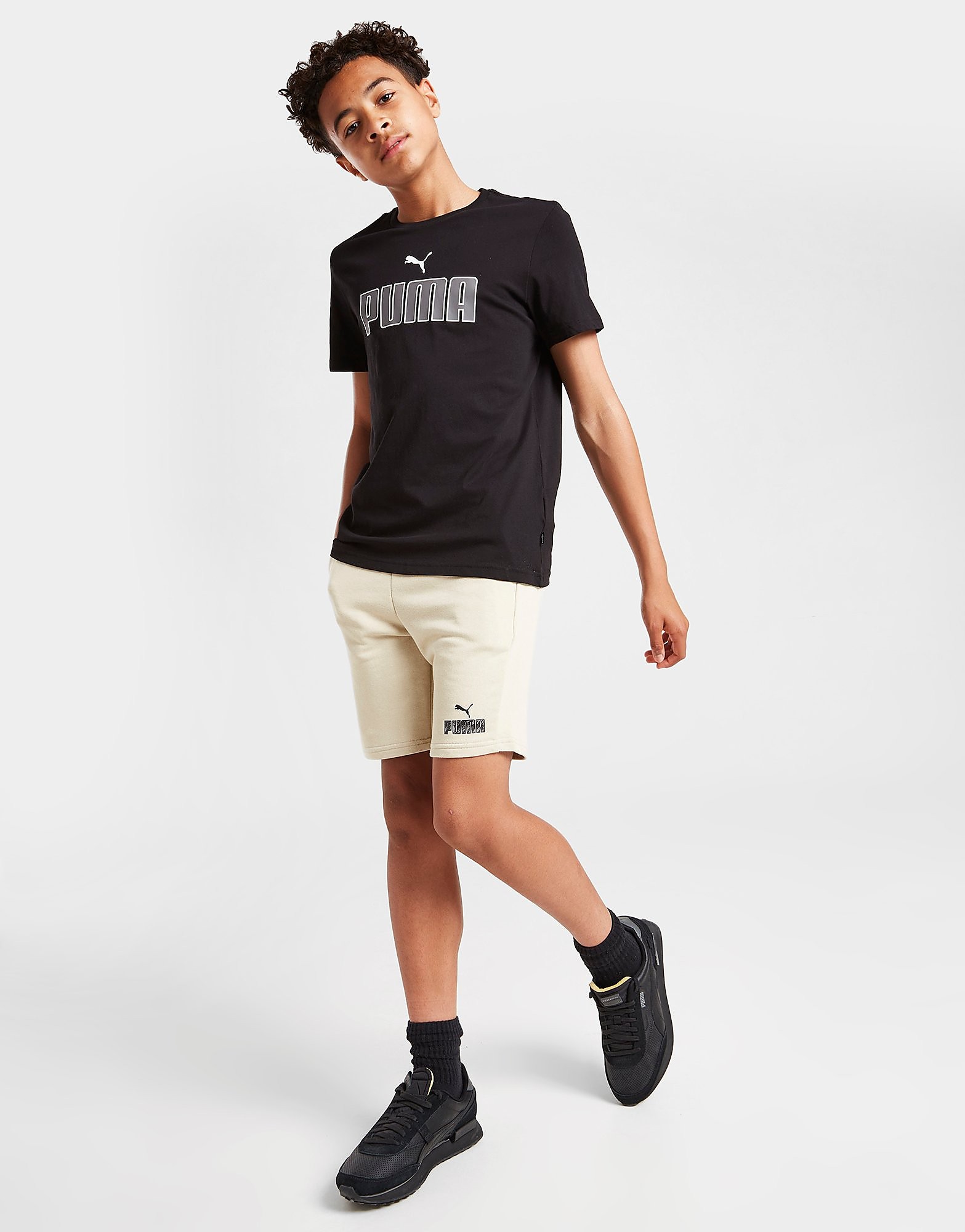 

Puma Core Logo Shorts Junior - Brown - Kids, Brown