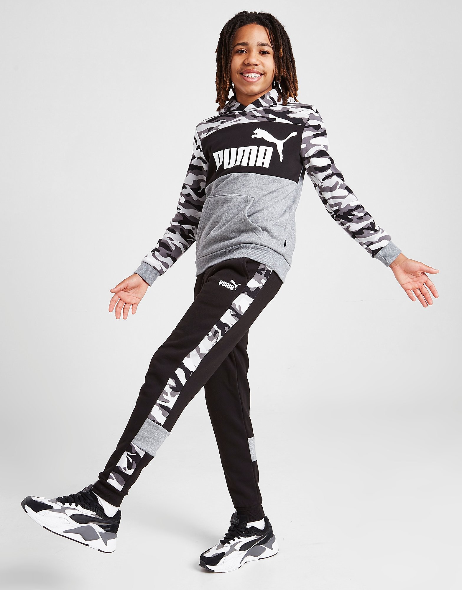

Puma Camo Joggers Junior - Black - Kids, Black
