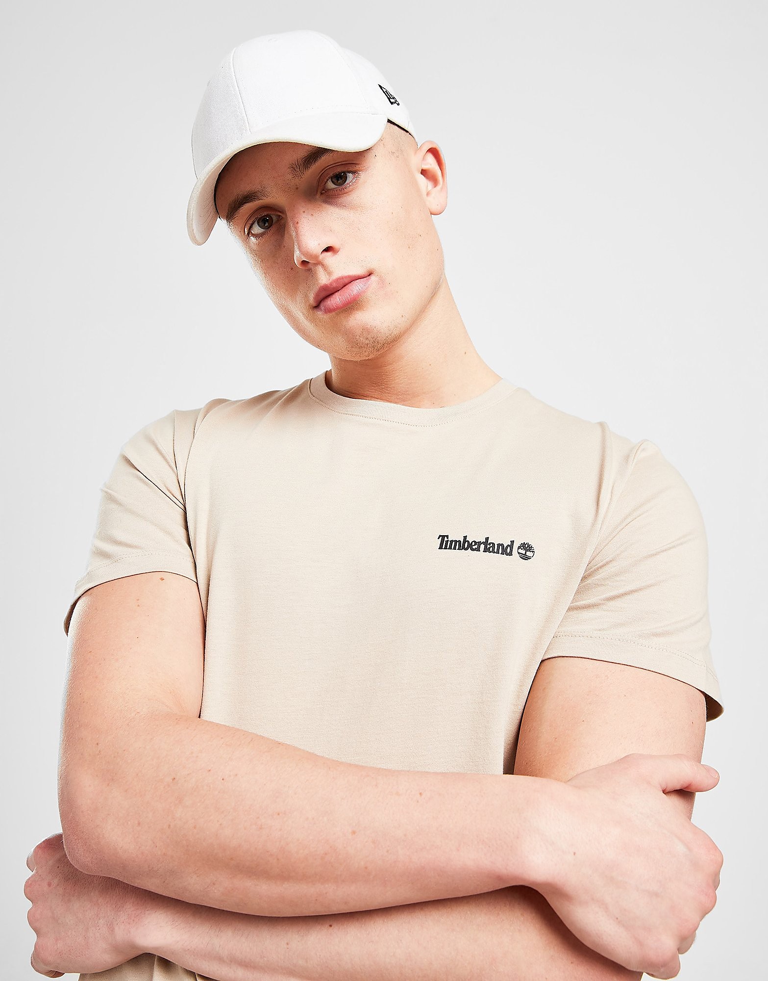 

Timberland Small Linear Logo T-Shirt - Brown, Brown