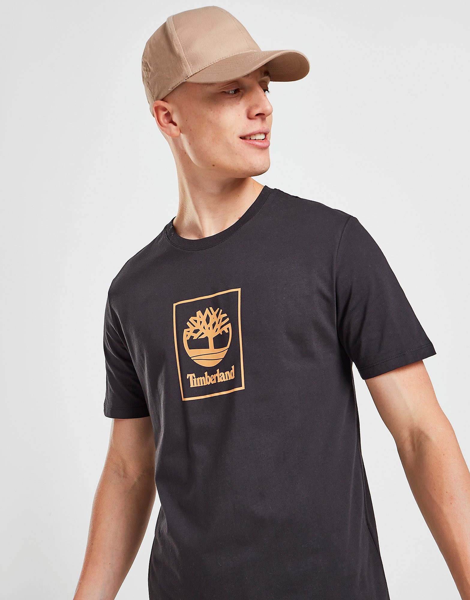 

Timberland Stacked Box T-Shirt - Black, Black