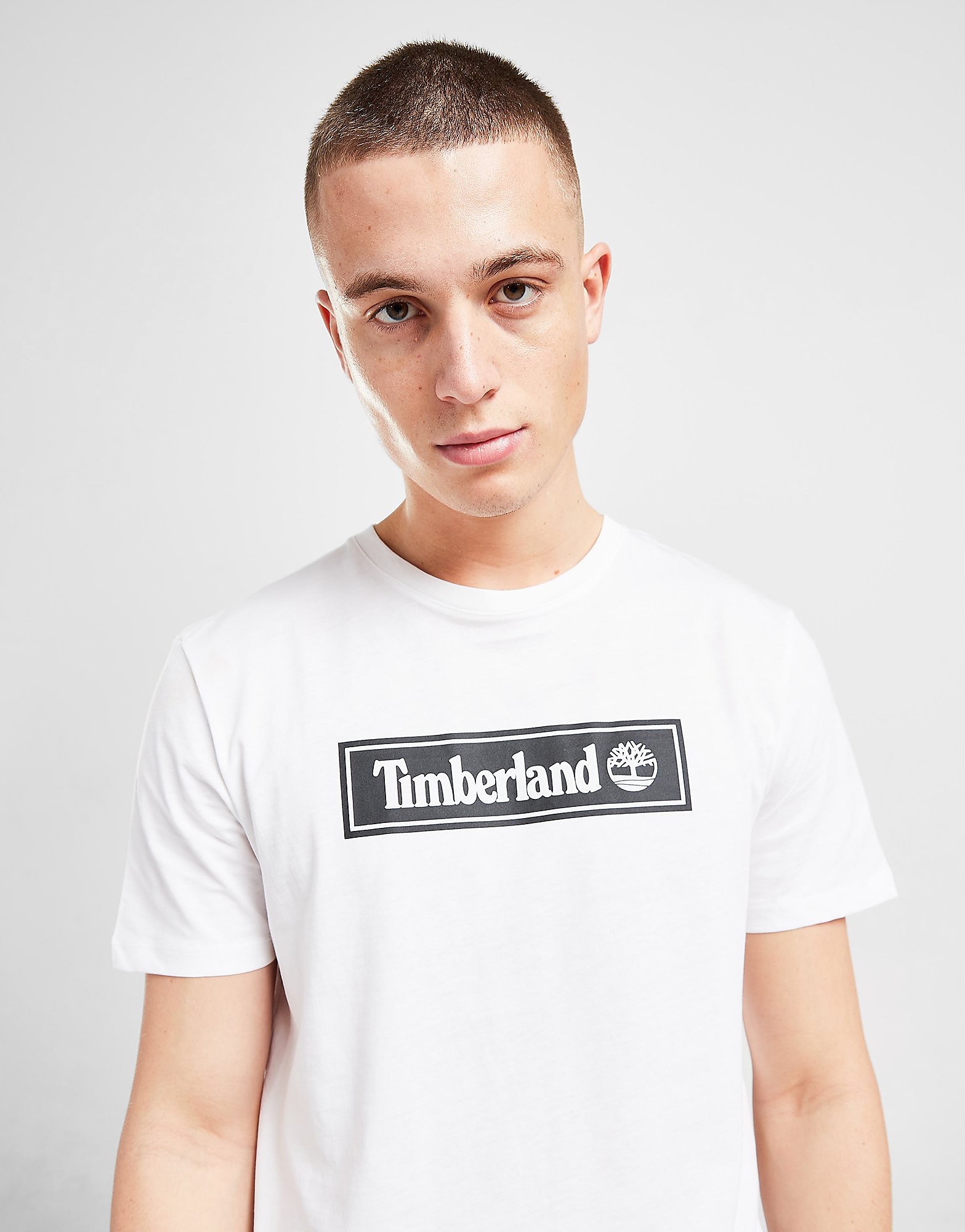 

Timberland Linear Logo T-Shirt - White, White