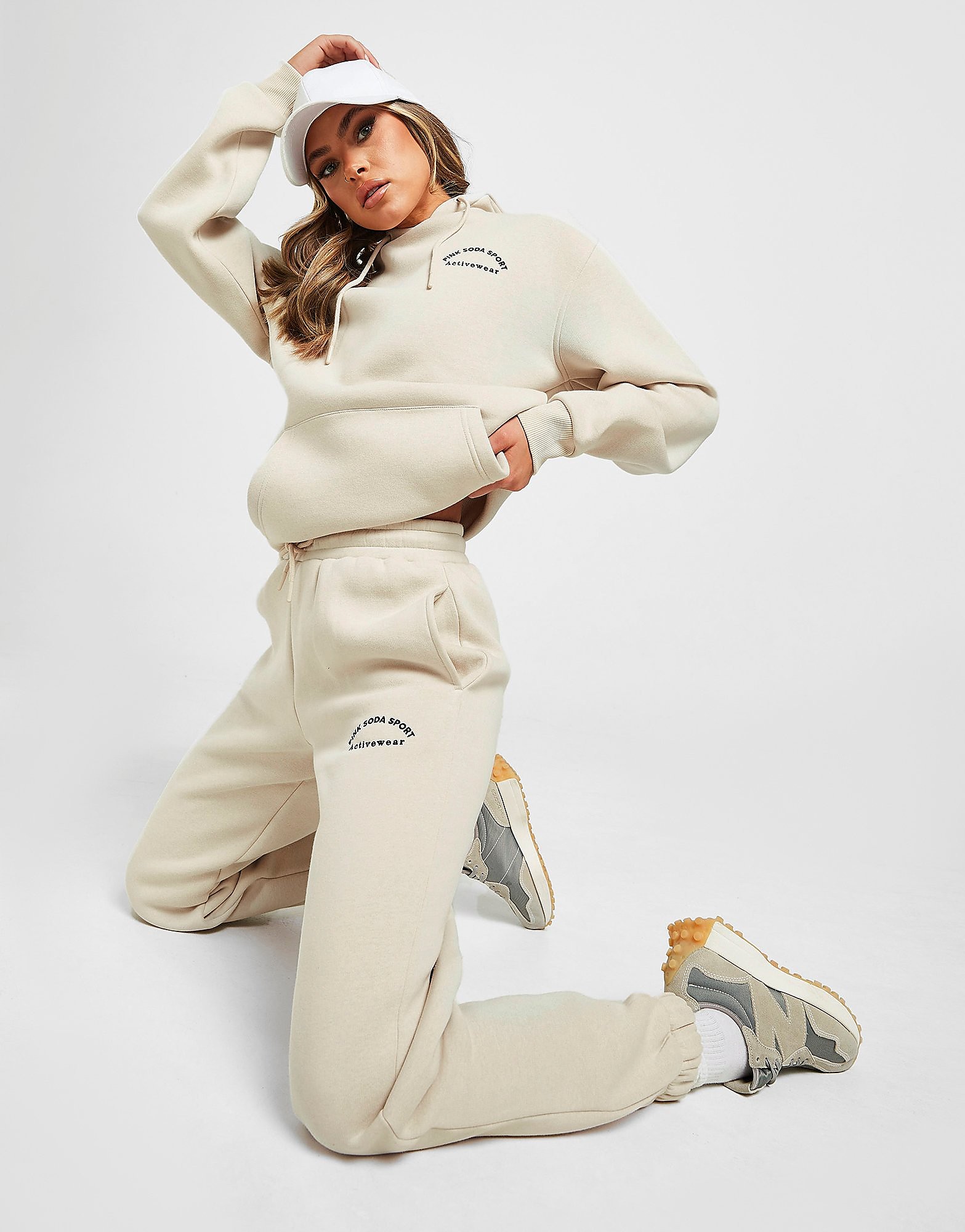 

Pink Soda Sport Essential Joggers - Only at JD - White - Womens, White