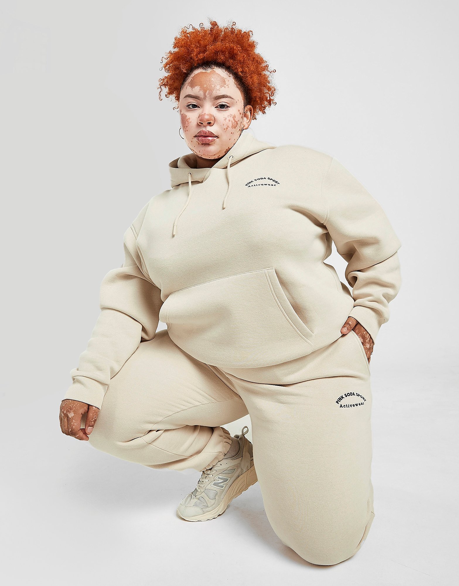 

Pink Soda Sport Plus Size Legacy Joggers - Only at JD - White - Womens, White