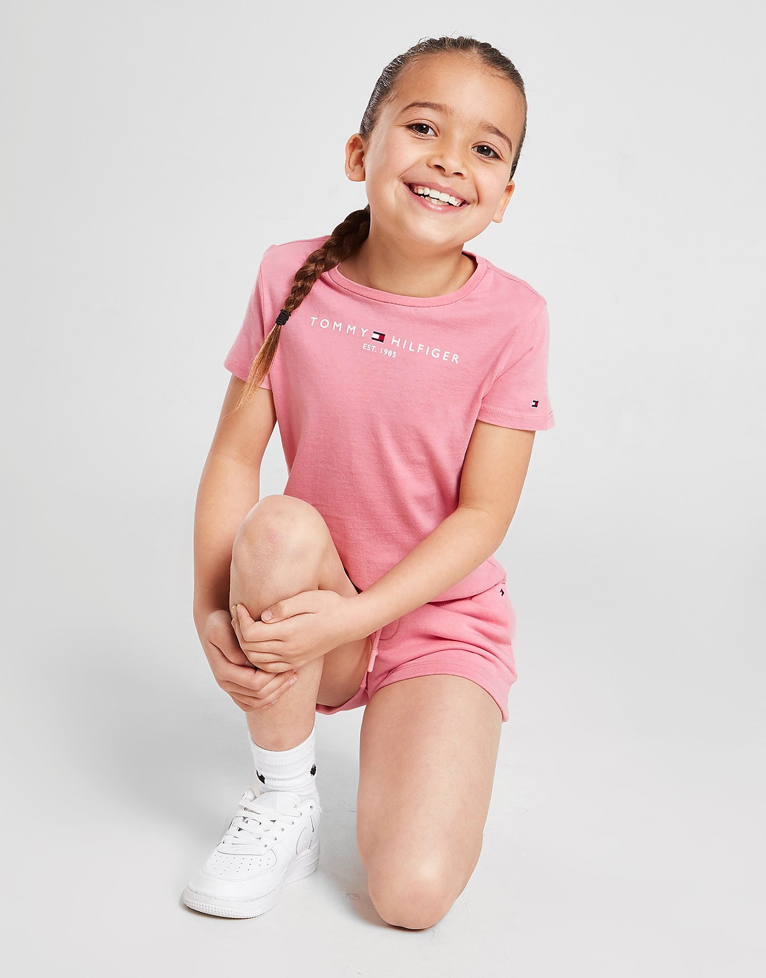 

Tommy Hilfiger Girls' Essential T-Shirt/Shorts Set Children - Pink - Kids, Pink