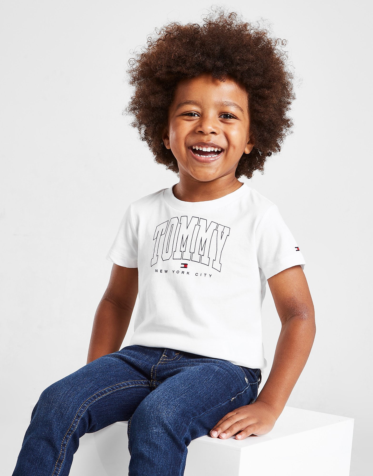 

Tommy Hilfiger College T-Shirt Children - White - Kids, White