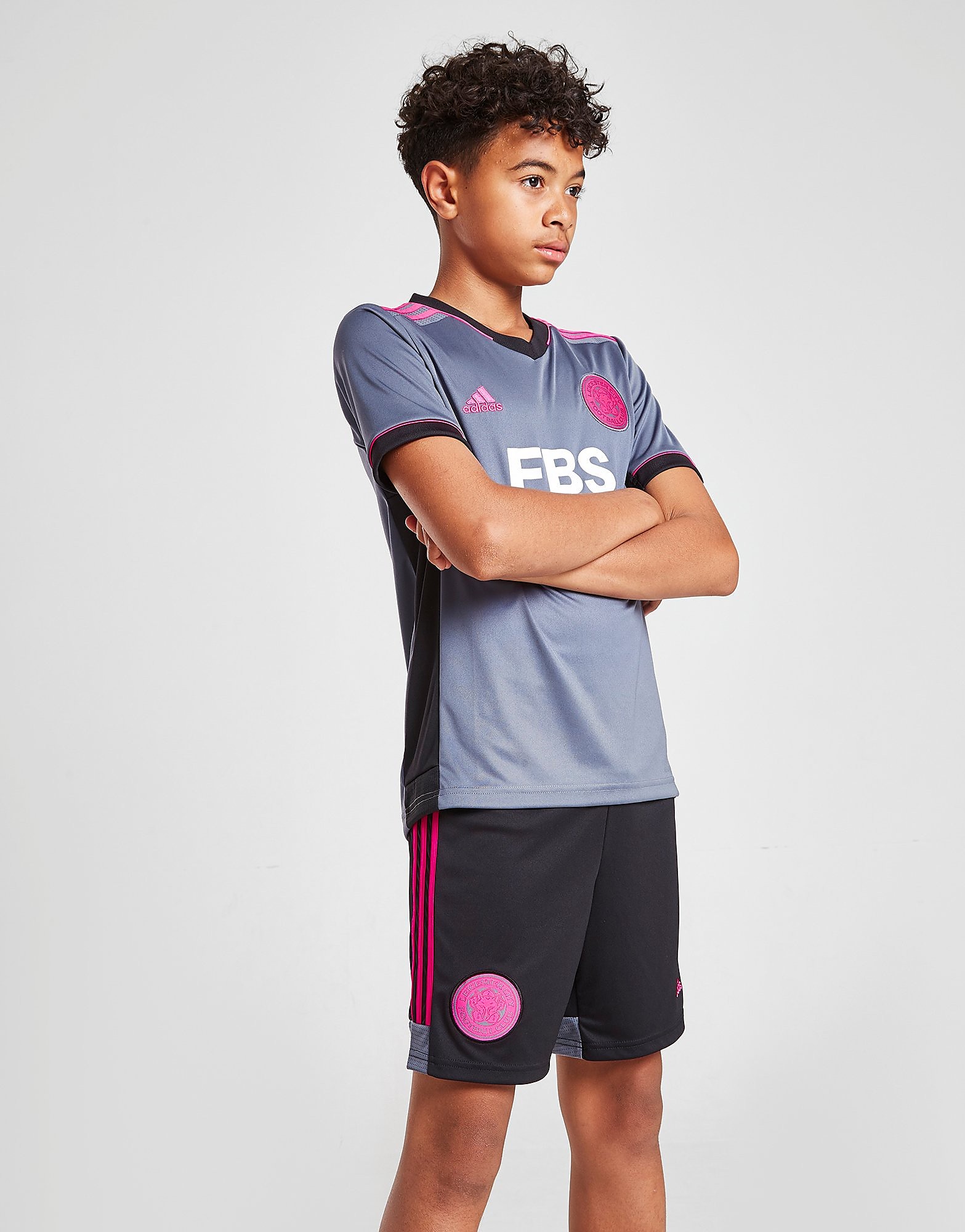 

adidas Leicester City FC 2021/22 Third Shirt Junior - Grey - Kids, Grey