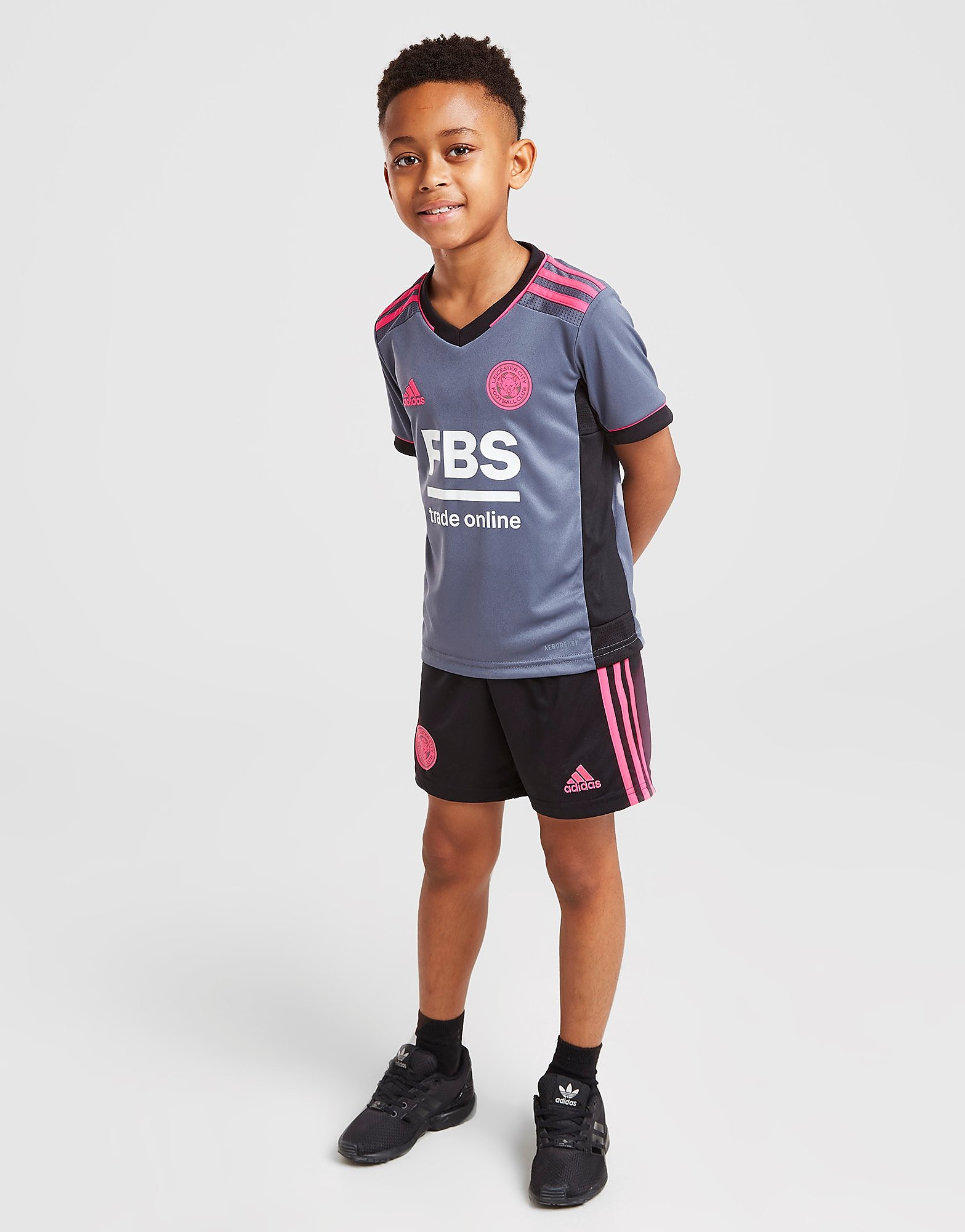 

adidas Leicester City FC 2021/22 Third Kit Children - Grey - Kids, Grey