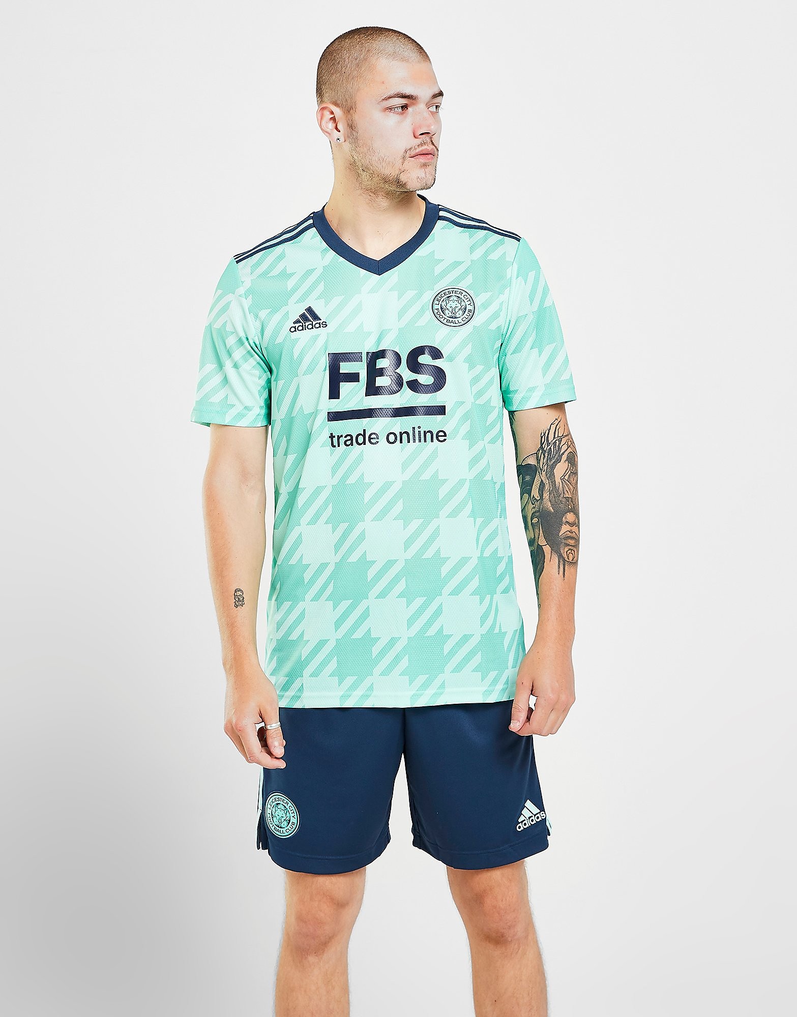 

adidas Leicester City FC 2021/22 Away Shorts - Blue - Mens, Blue