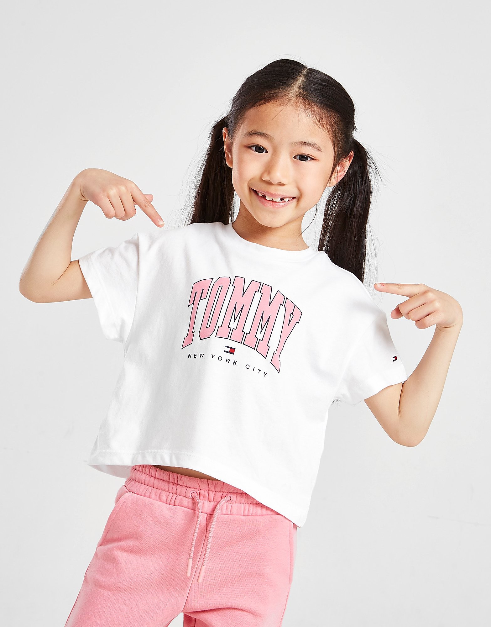 

Tommy Hilfiger Girls' College T-Shirt Children - White - Kids, White