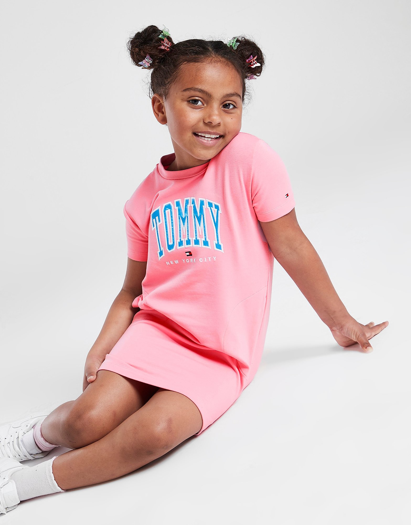 

Tommy Hilfiger Girls' Varsity T-Shirt Dress Children - Pink - Kids, Pink
