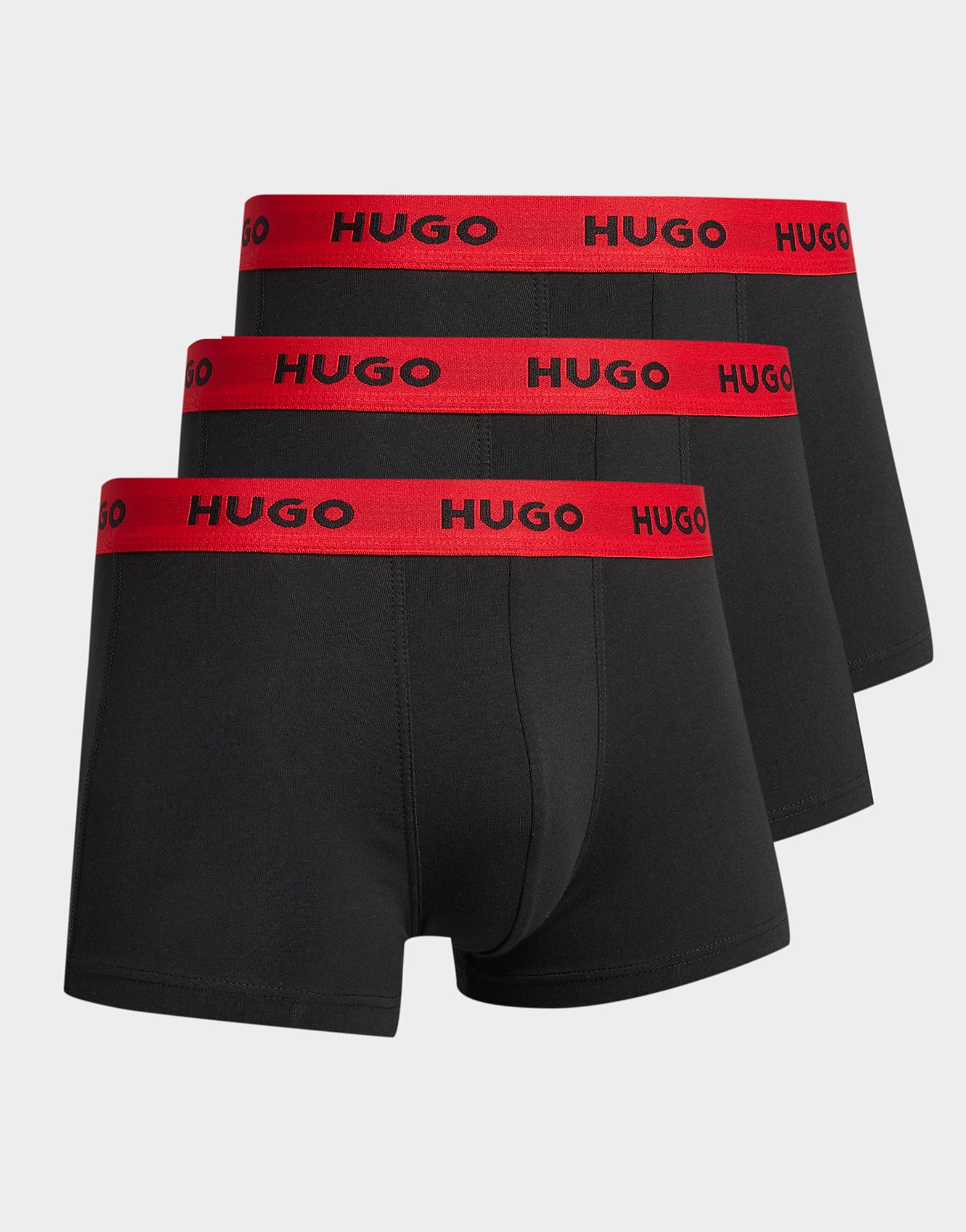 HUGO Pack de 3 Boxers - Preto - Mens, Preto