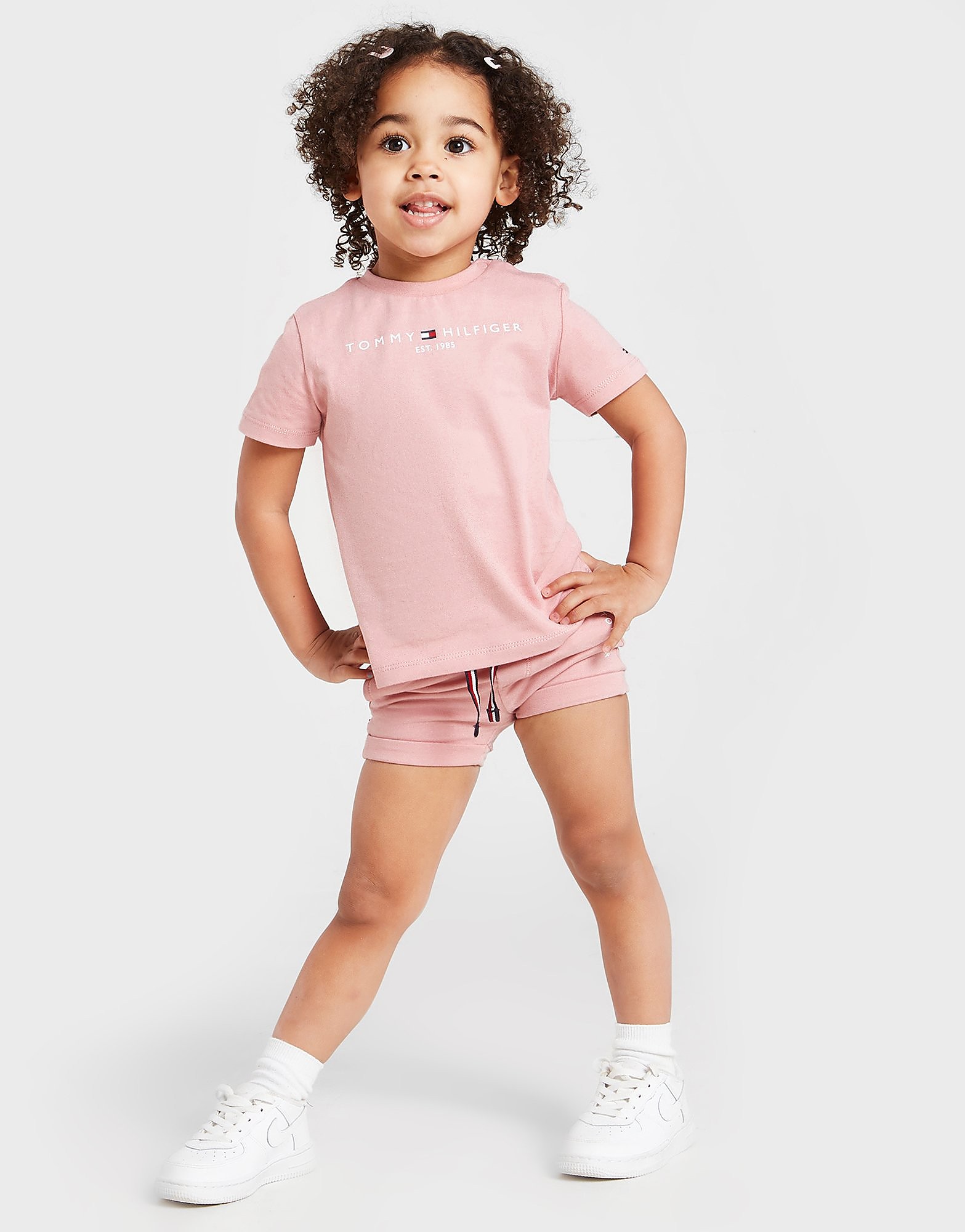 

Tommy Hilfiger Girls' Essential T-Shirt/Shorts Set Infant - Pink - Kids, Pink