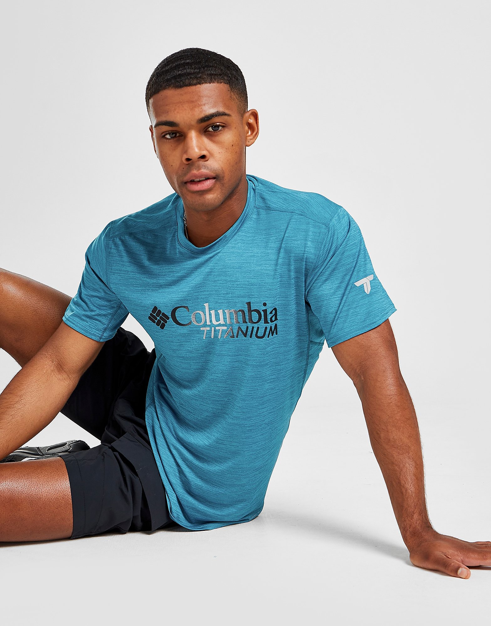 Columbia Titan Pass Graphic T-Shirt - Blue, Blue