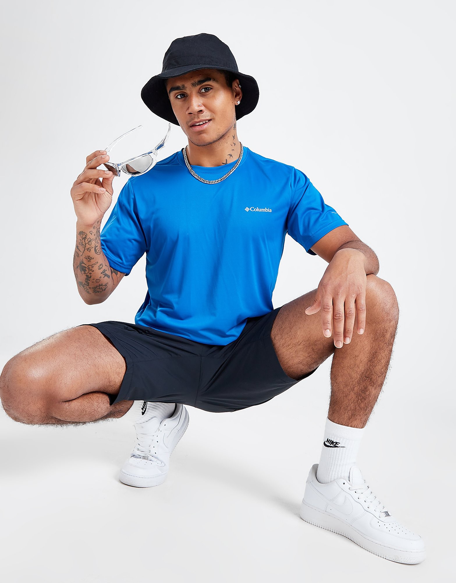 

Columbia Hike Poly T-Shirt - Only at JD - Blue - Mens, Blue