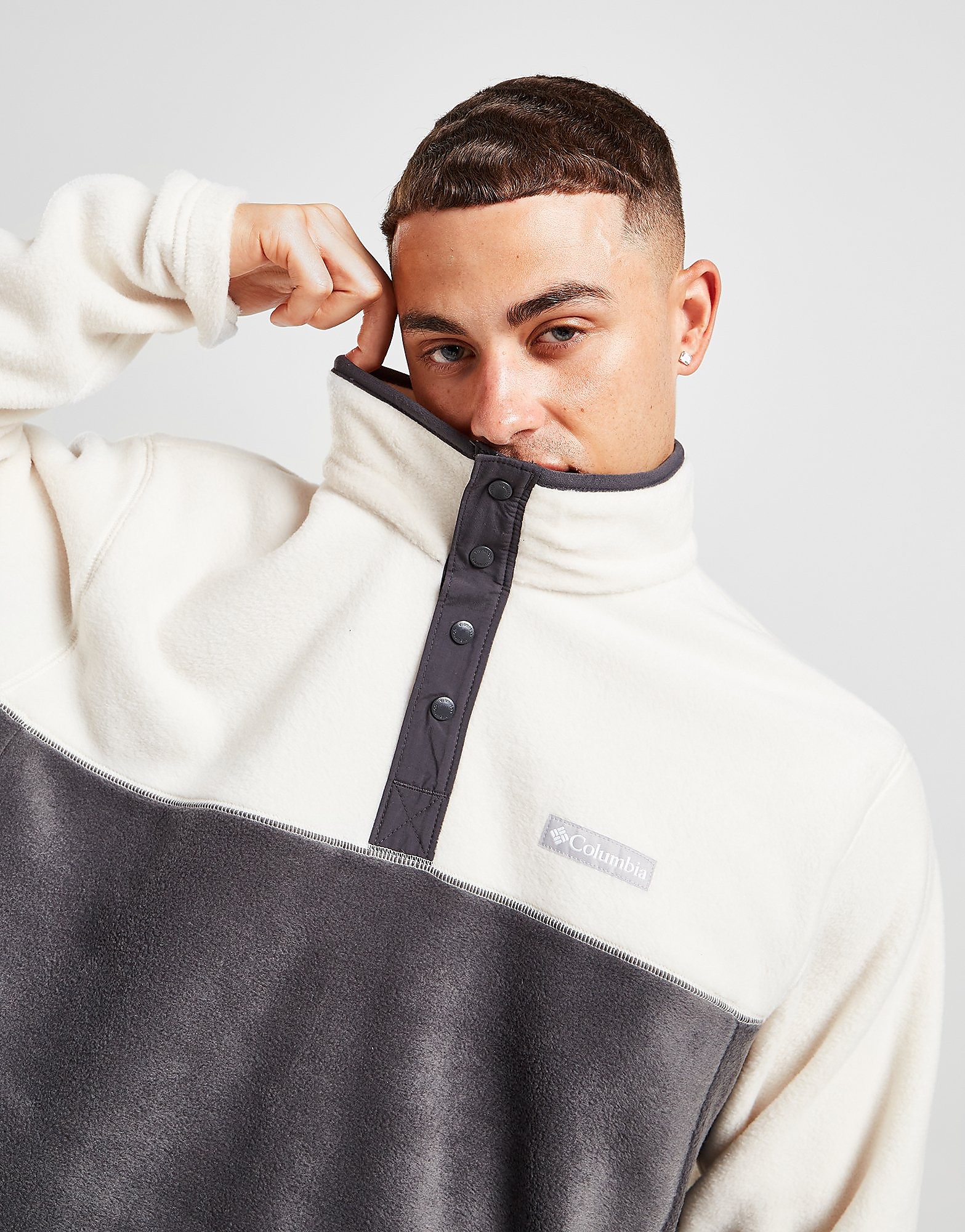 

Columbia Steens 1/2 Snap Fleece - Grey - Mens, Grey