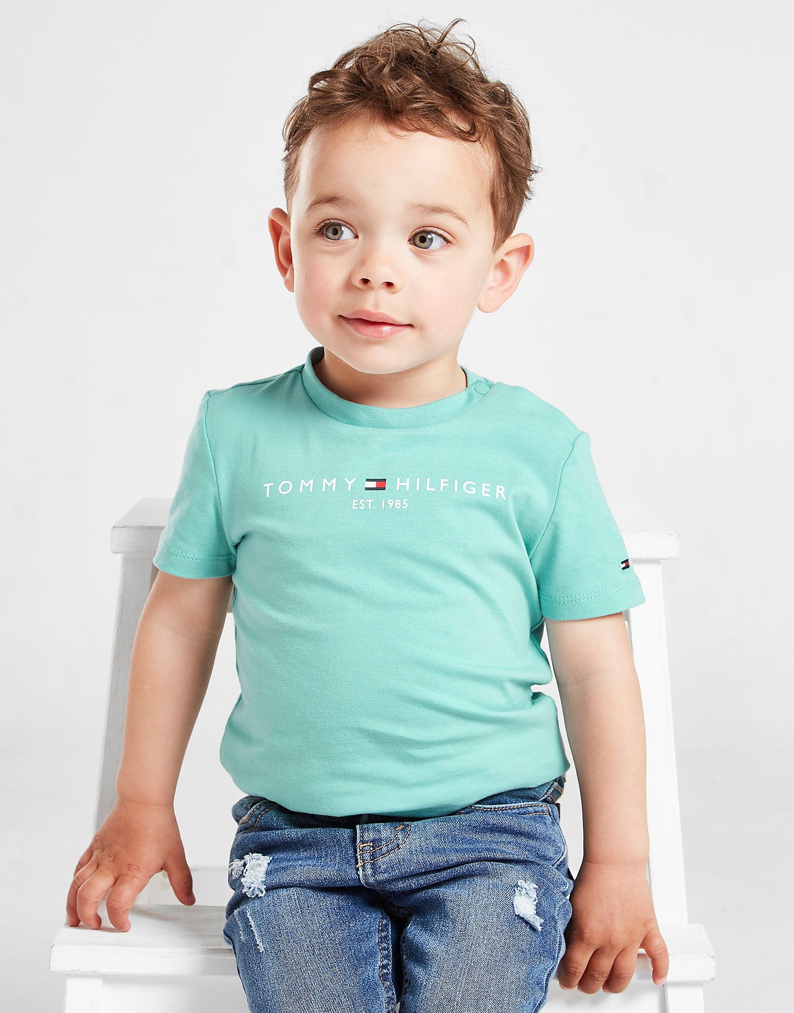 

Tommy Hilfiger Essential T-Shirt Infant - Blue/L'BLU - Kids, Blue/L'BLU