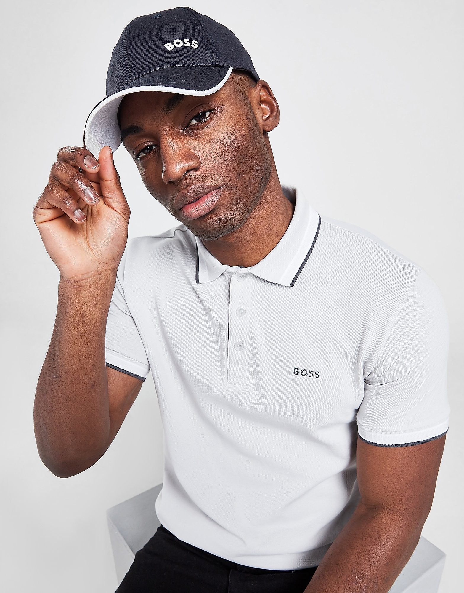 

BOSS Bold Cap - Blue - Mens, Blue