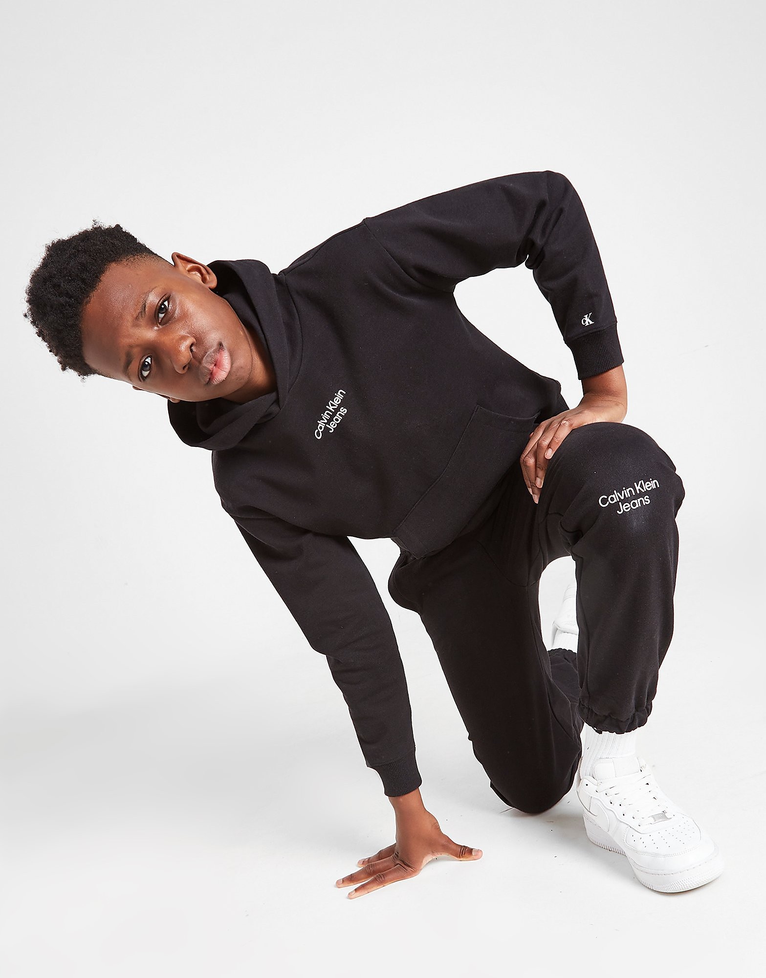 

Calvin Klein Jeans Stack Logo Joggers Junior - Black - Kids, Black