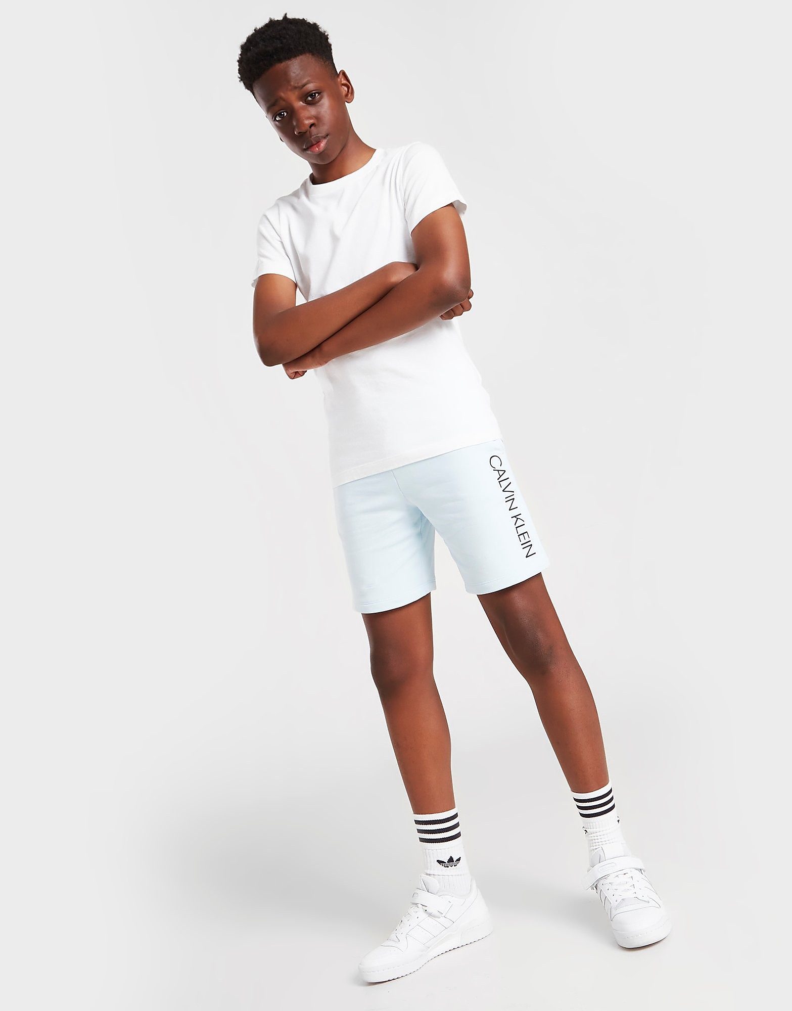 

Calvin Klein Jeans Institutional Logo Shorts Junior - Blue - Kids, Blue