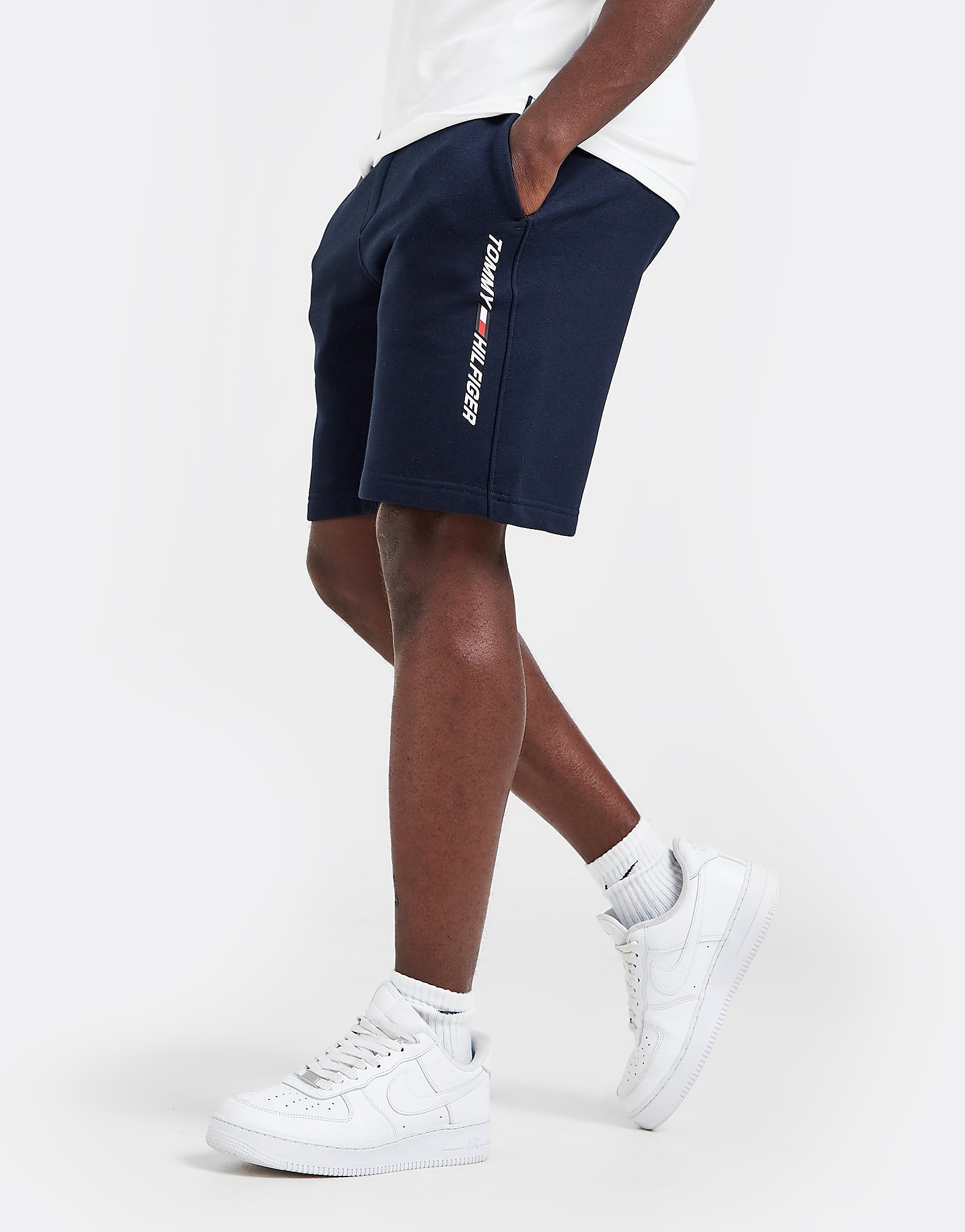 

Tommy Hilfiger Linear Logo Shorts - Only at JD - Navy - Mens, Navy