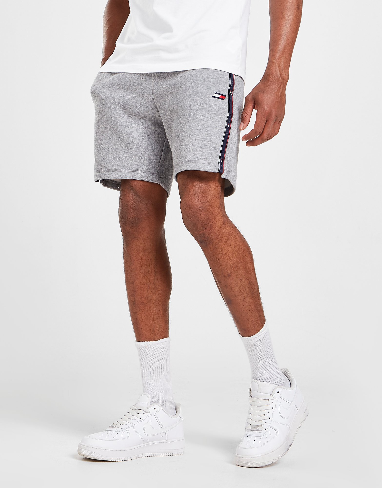 

Tommy Hilfiger Tape Flag Fleece Shorts - Only at JD - Grey - Mens, Grey