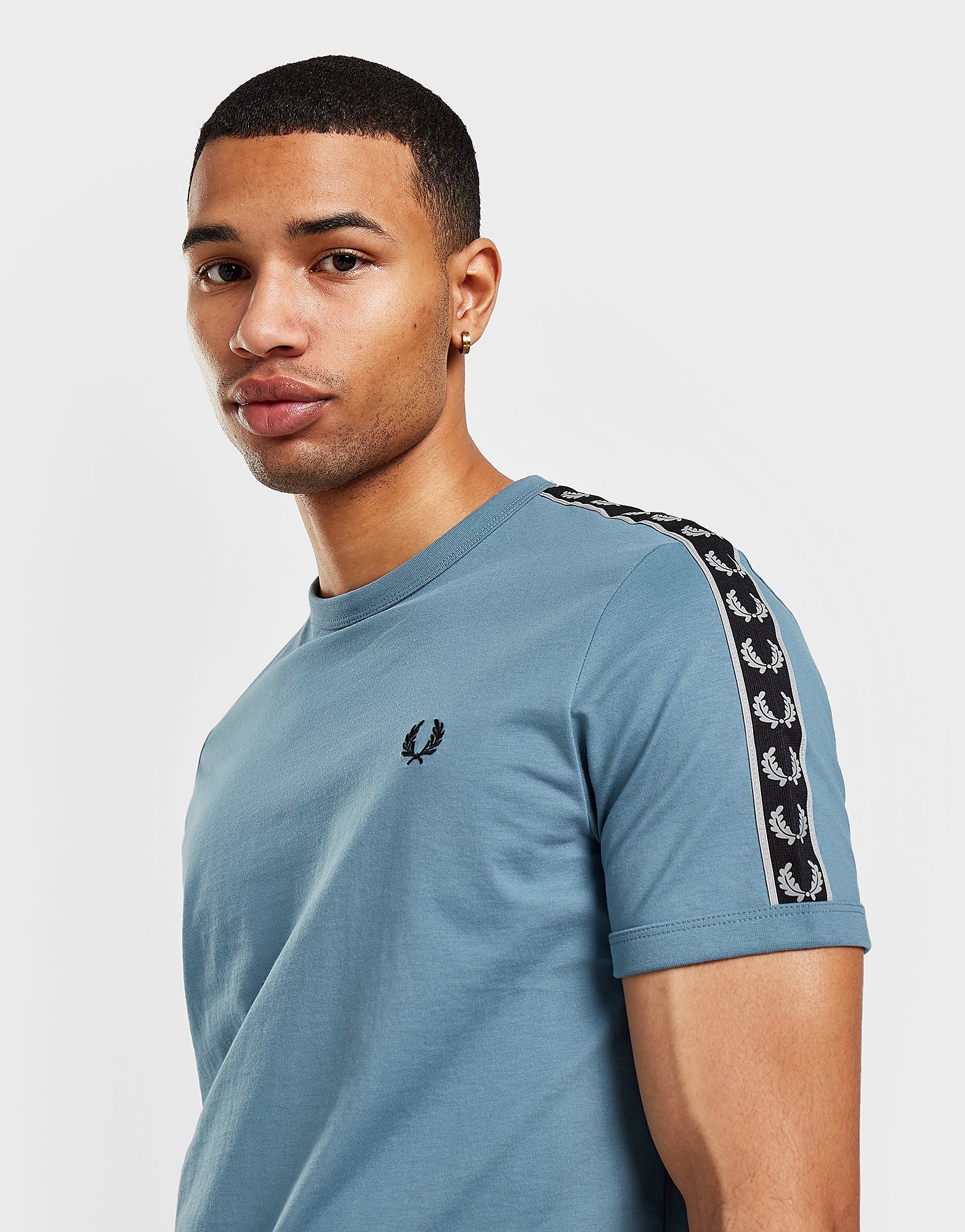 

Fred Perry Taped Ringer T-Shirt - Only at JD - Blue, Blue