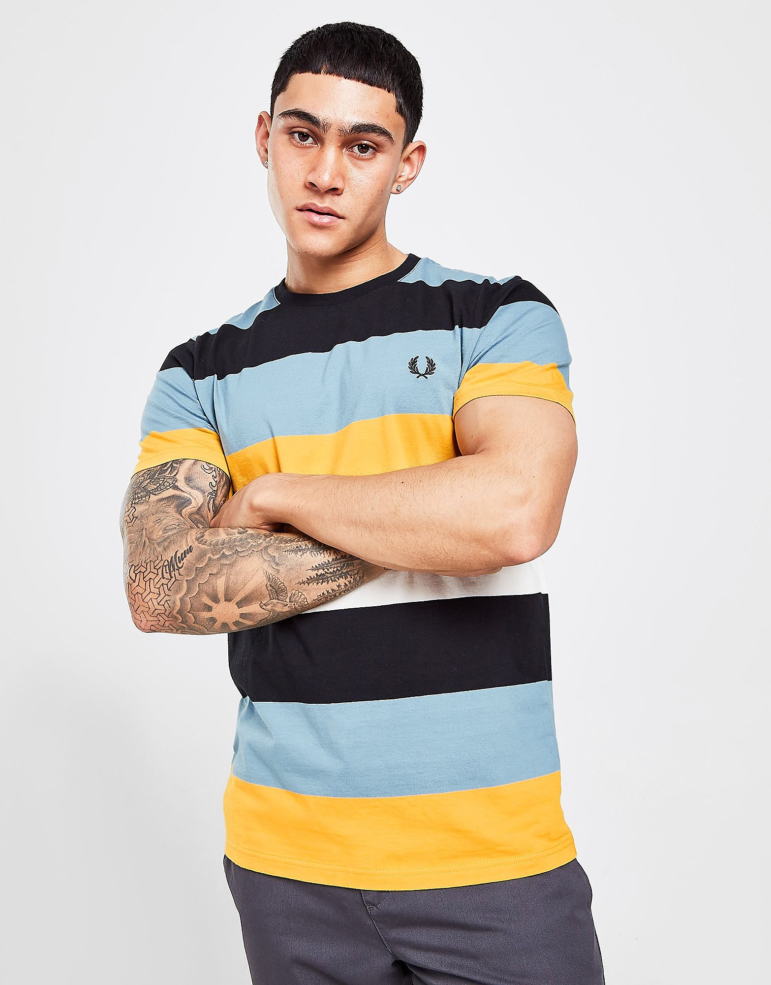 

Fred Perry Bold Stripe T-Shirt - Multi Coloured, Multi Coloured