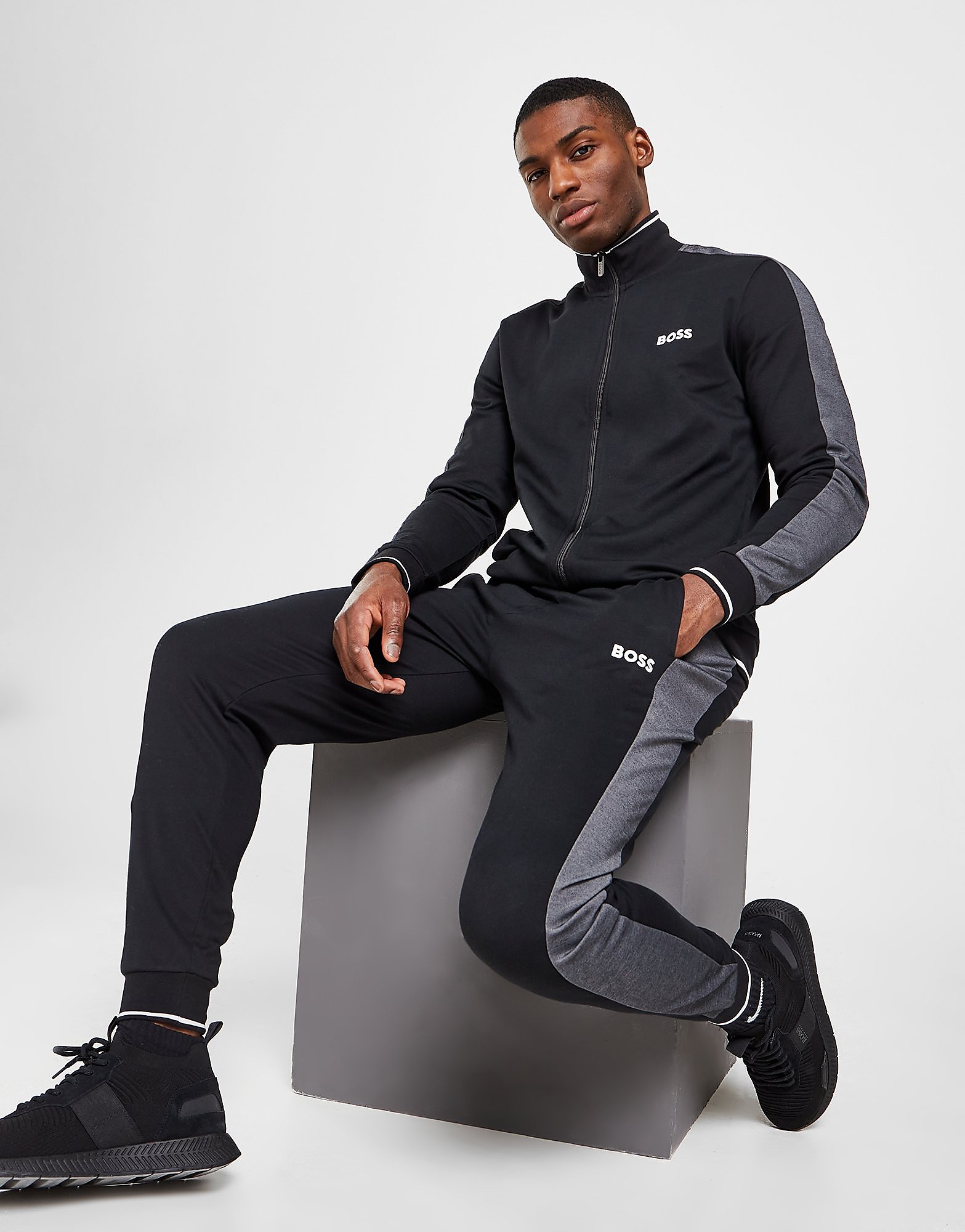 

BOSS Pique Joggers - Black - Mens, Black