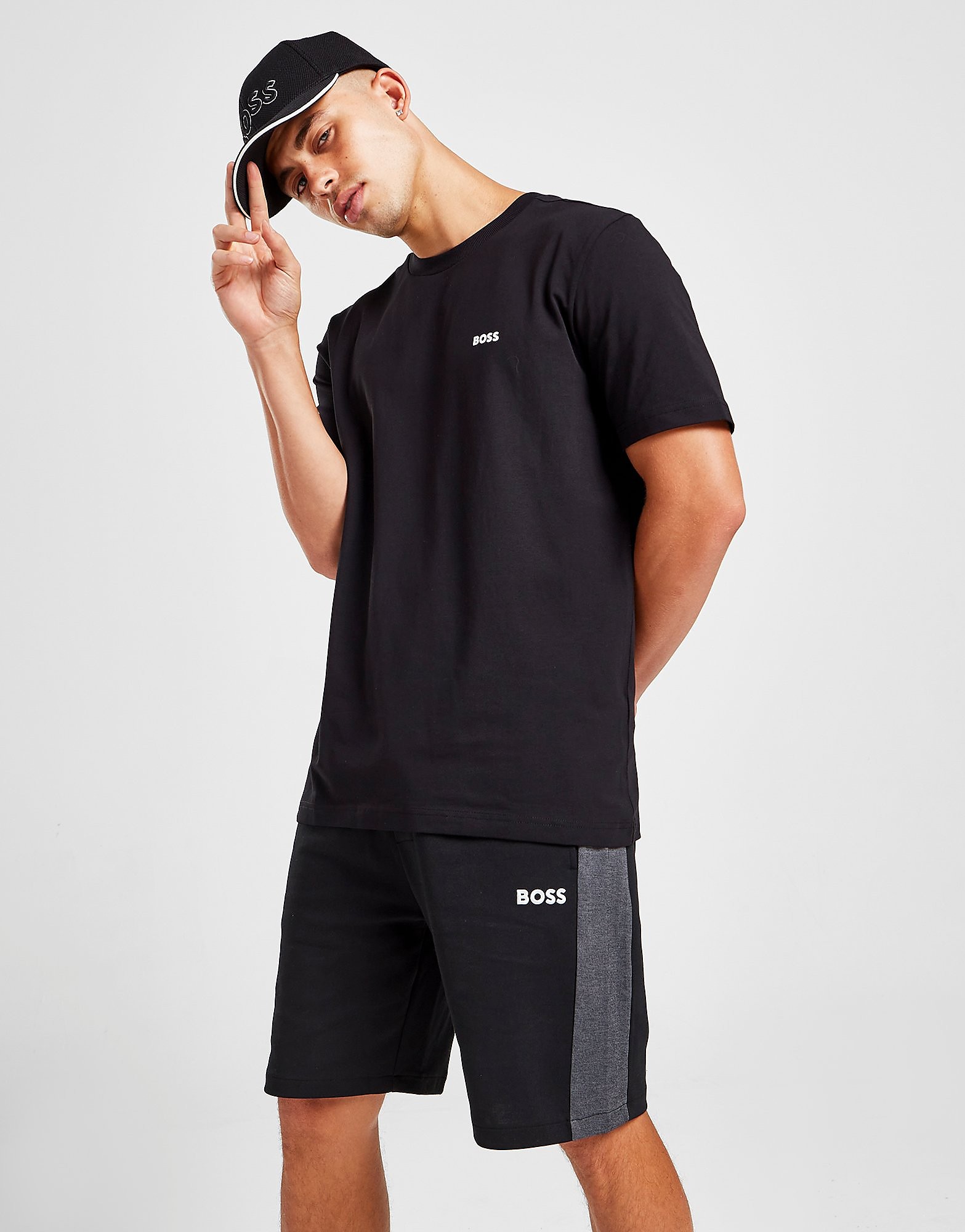 

BOSS Pique Shorts - Black - Mens, Black