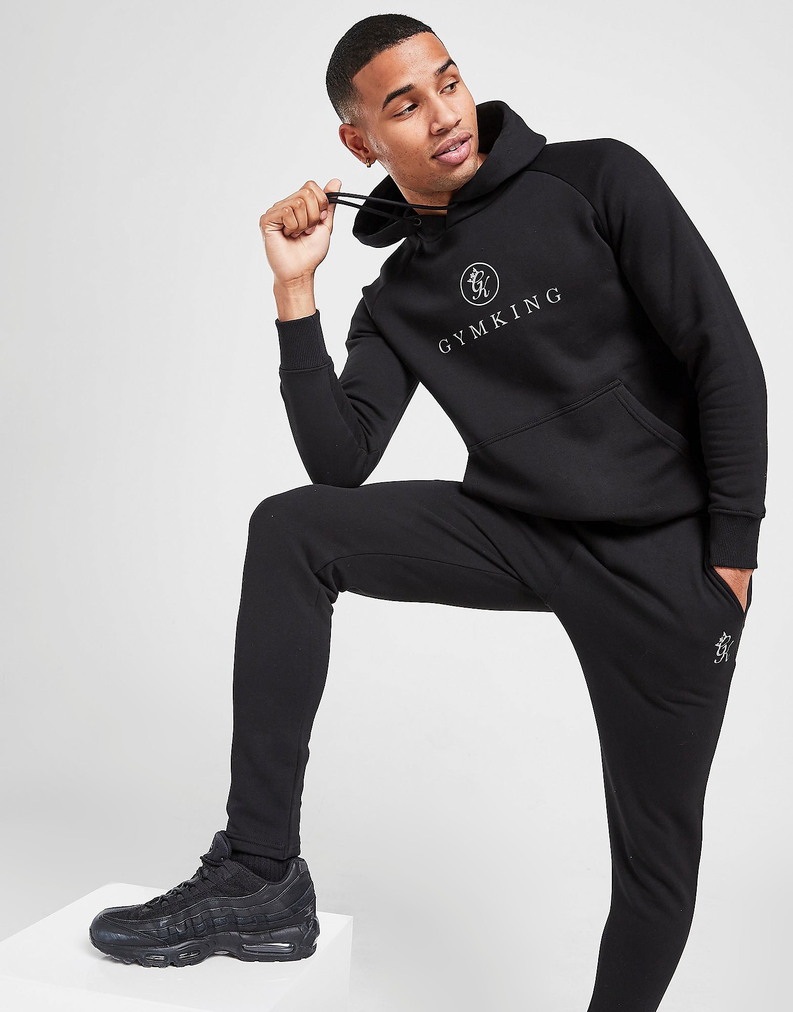 

Gym King Pro Fleece Overhead Tracksuit - Black, Black