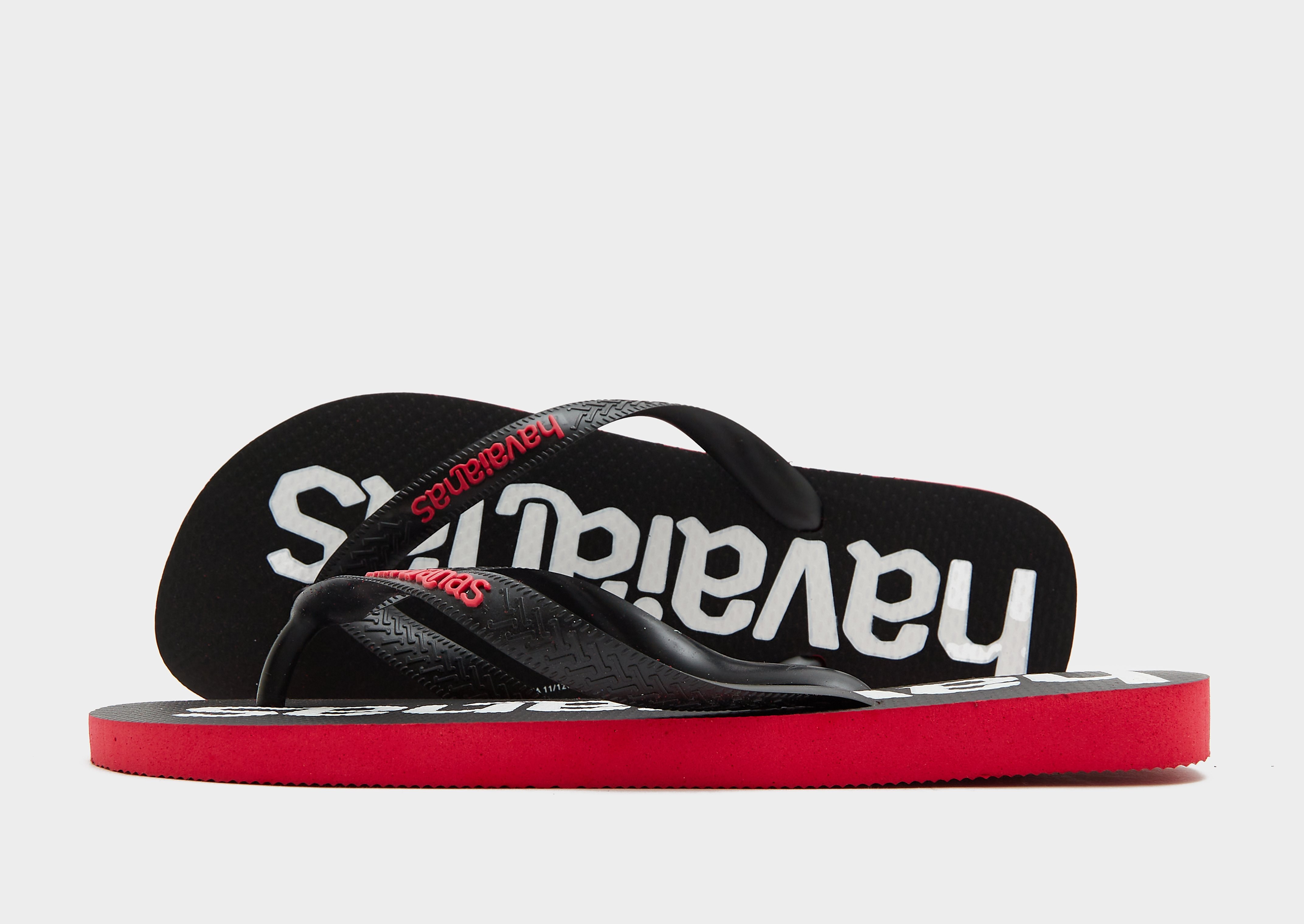 

Havaianas Logomania 2 Flip Flops - Black - Mens, Black