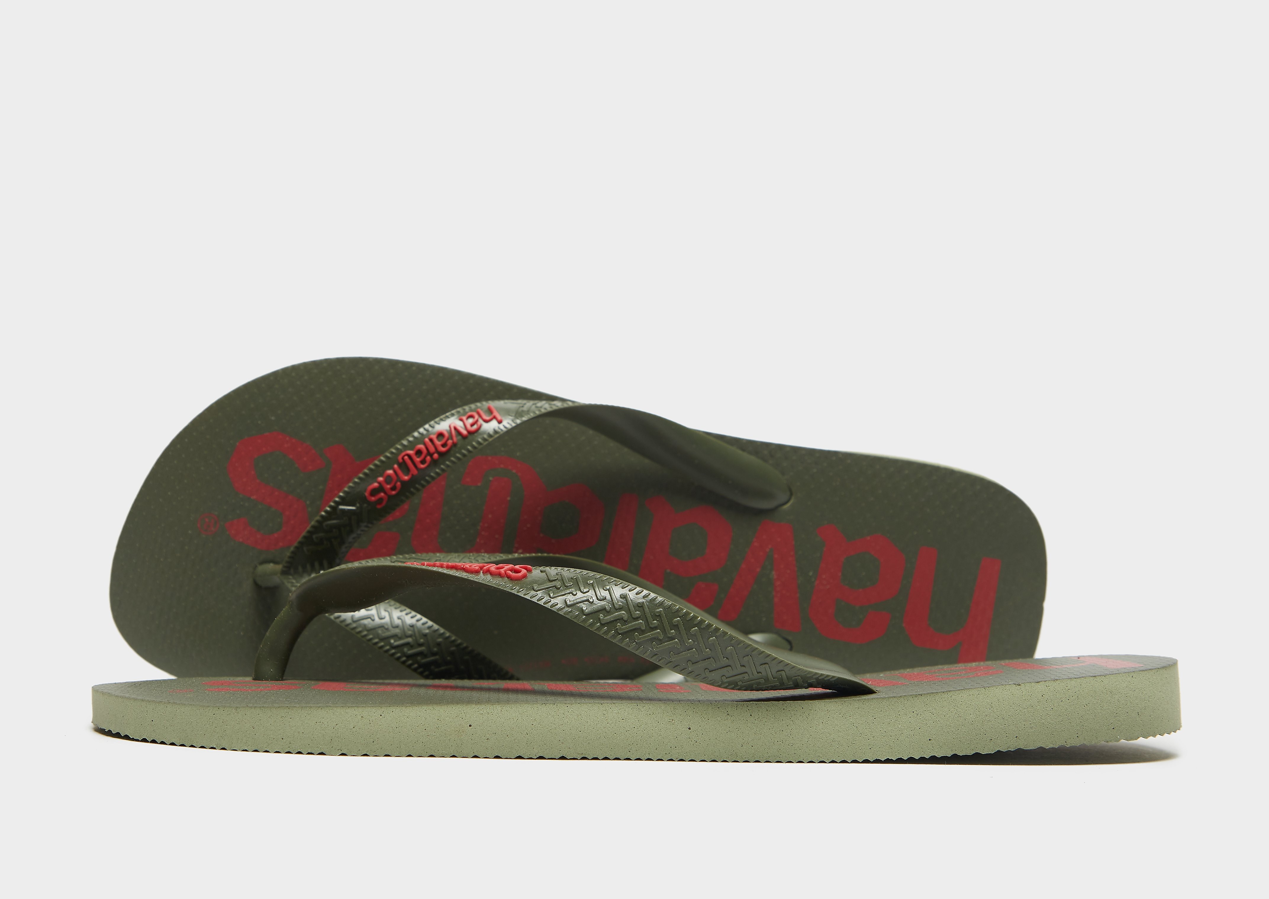 

Havaianas Logomania 2 Flip Flops - Green - Mens, Green
