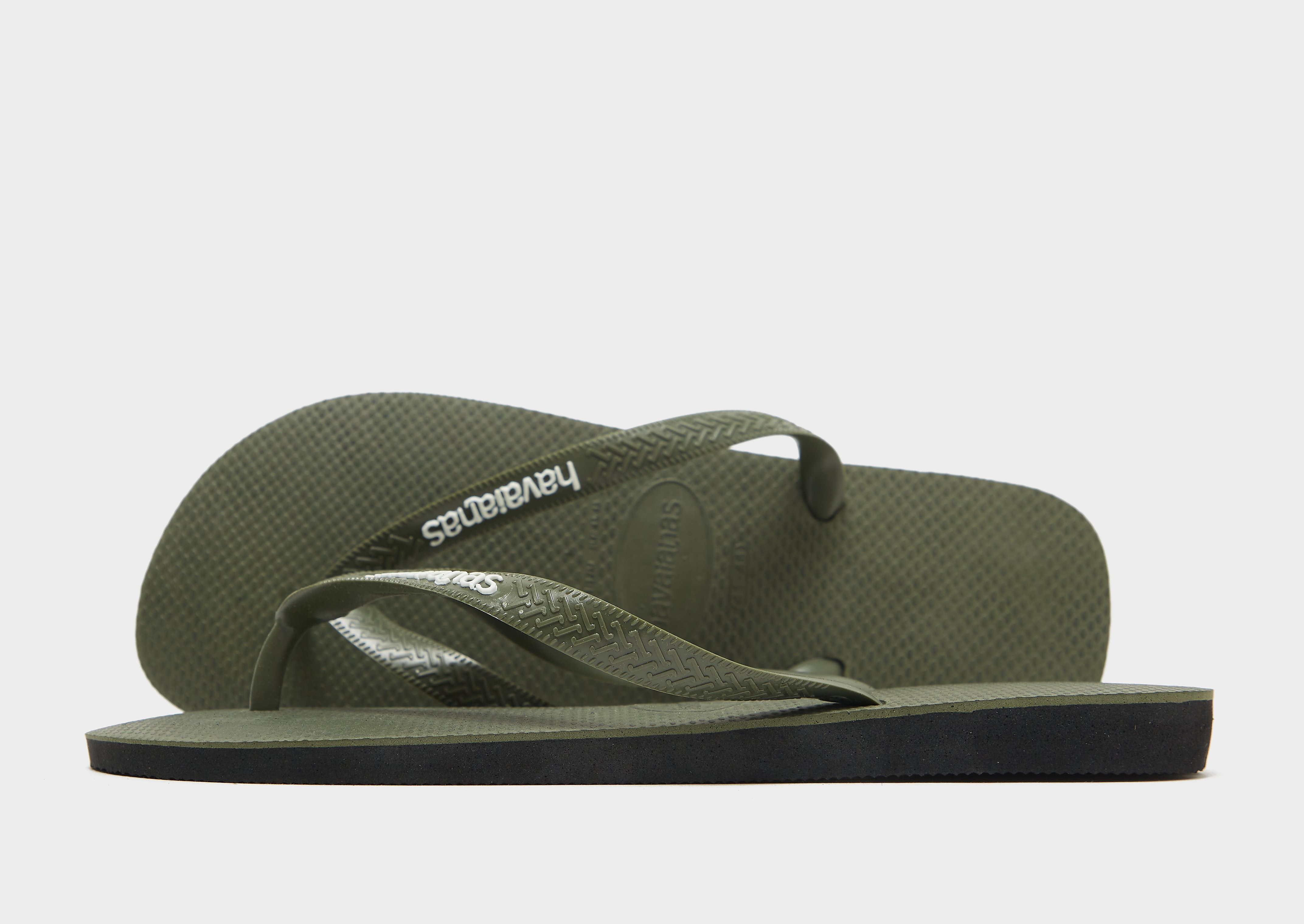 

Havaianas Top Logo Pop Up Flip Flops - Only at JD - Green - Mens, Green